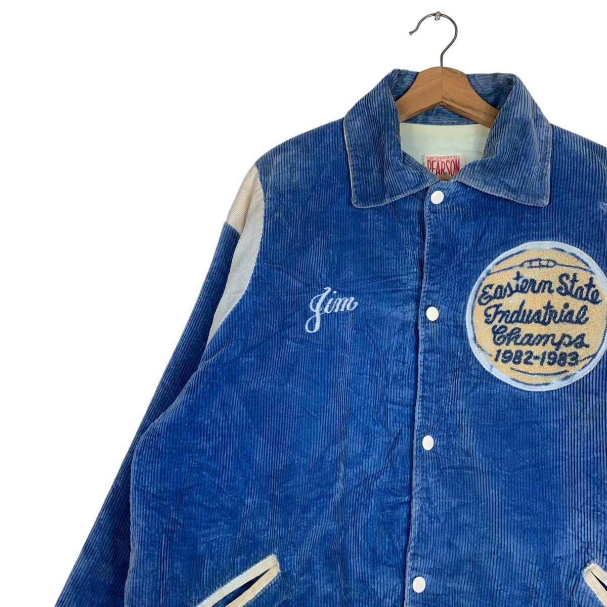 Vintage 80's PEARSON Eastern State Corduroy Coach Jacket #0471-C22 Size US XL / EU 56 / 4 - 6 Thumbnail