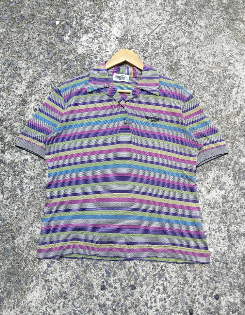Missoni Missoni Sport Nice Design Polos Shirt Size US M / EU 48-50 / 2 - 1 Thumbnail
