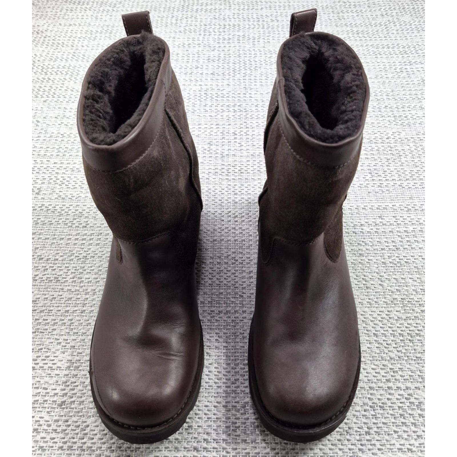 Ugg UGG 5790 Boots Mens Size 12 Brown Leather Shearling Vibram Winter Size US 12 / EU 45 - 3 Thumbnail