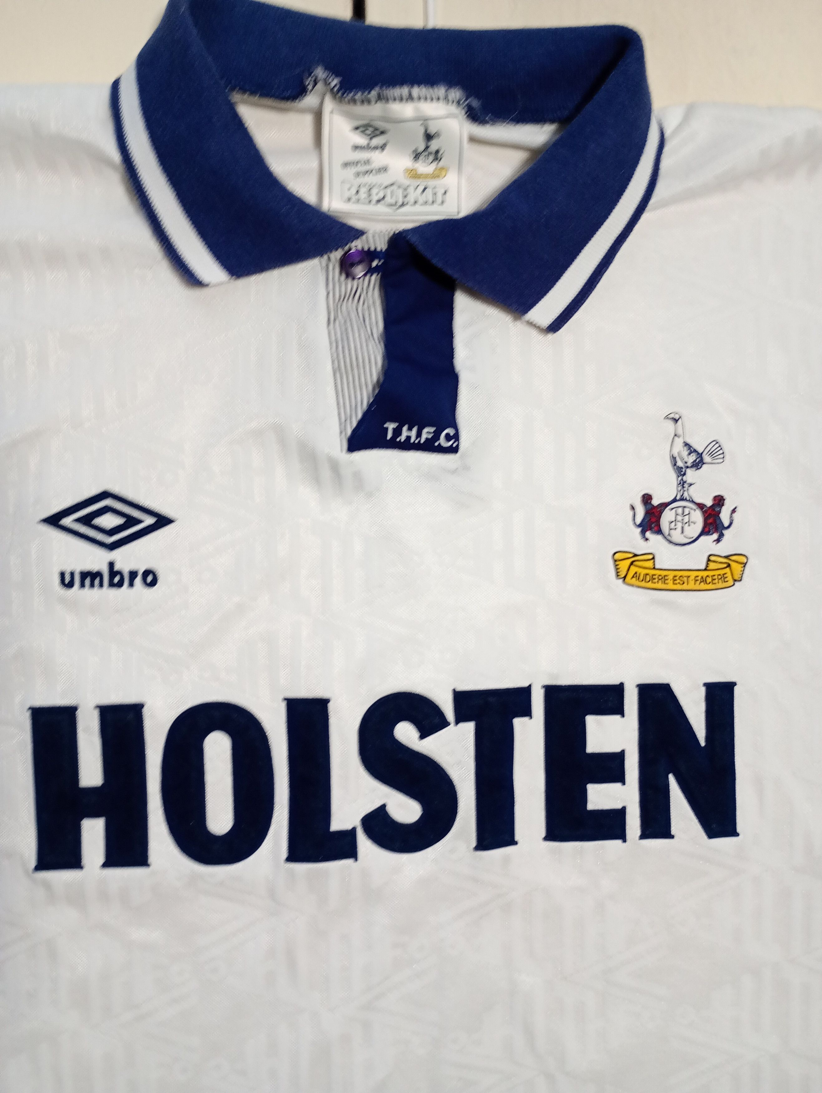 Umbro Umbro Tottenham Hotspur Home Jersey 1991-1993 Size US L / EU 52-54 / 3 - 7 Thumbnail