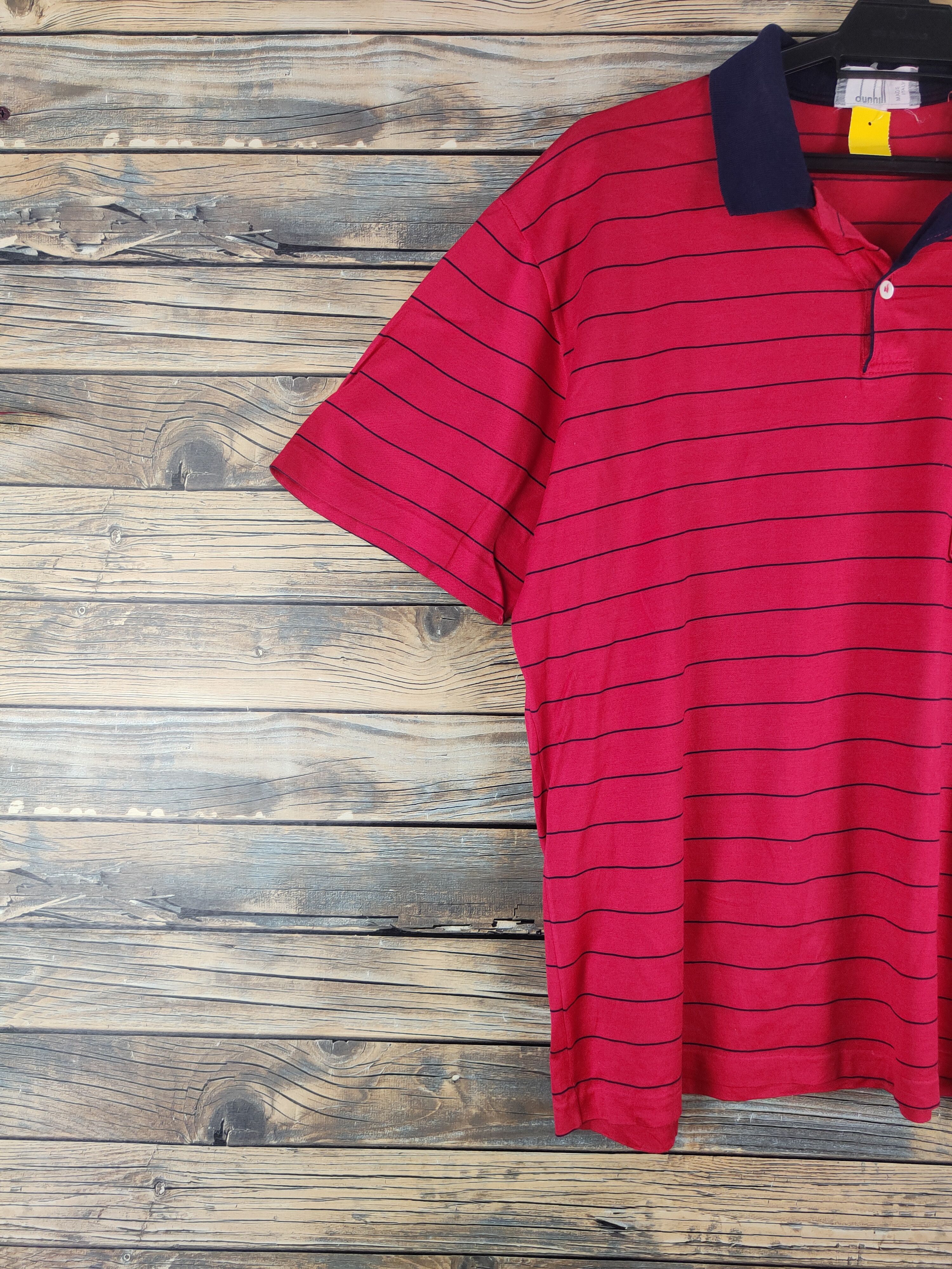Alfred Dunhill DL Dunhill Red Polos #2766 Size US M / EU 48-50 / 2 - 3 Thumbnail