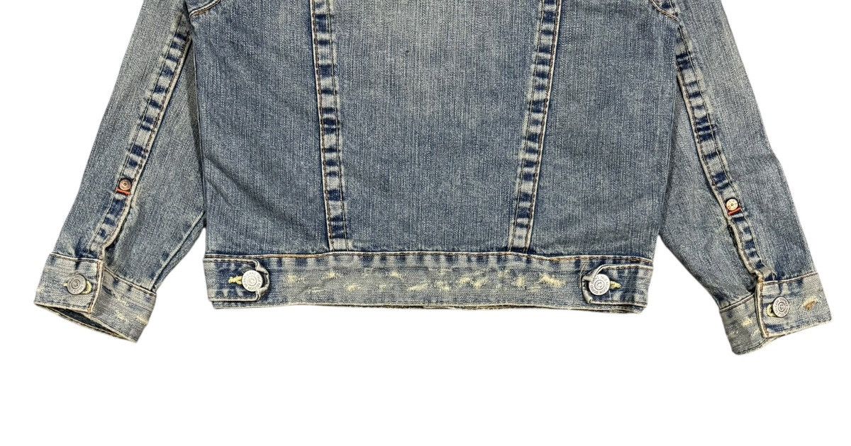 True Religion Vtg🔥Y2k True Religion Distressed Trucker Denim Jacket Size XL / US 12-14 / IT 48-50 - 8 Thumbnail