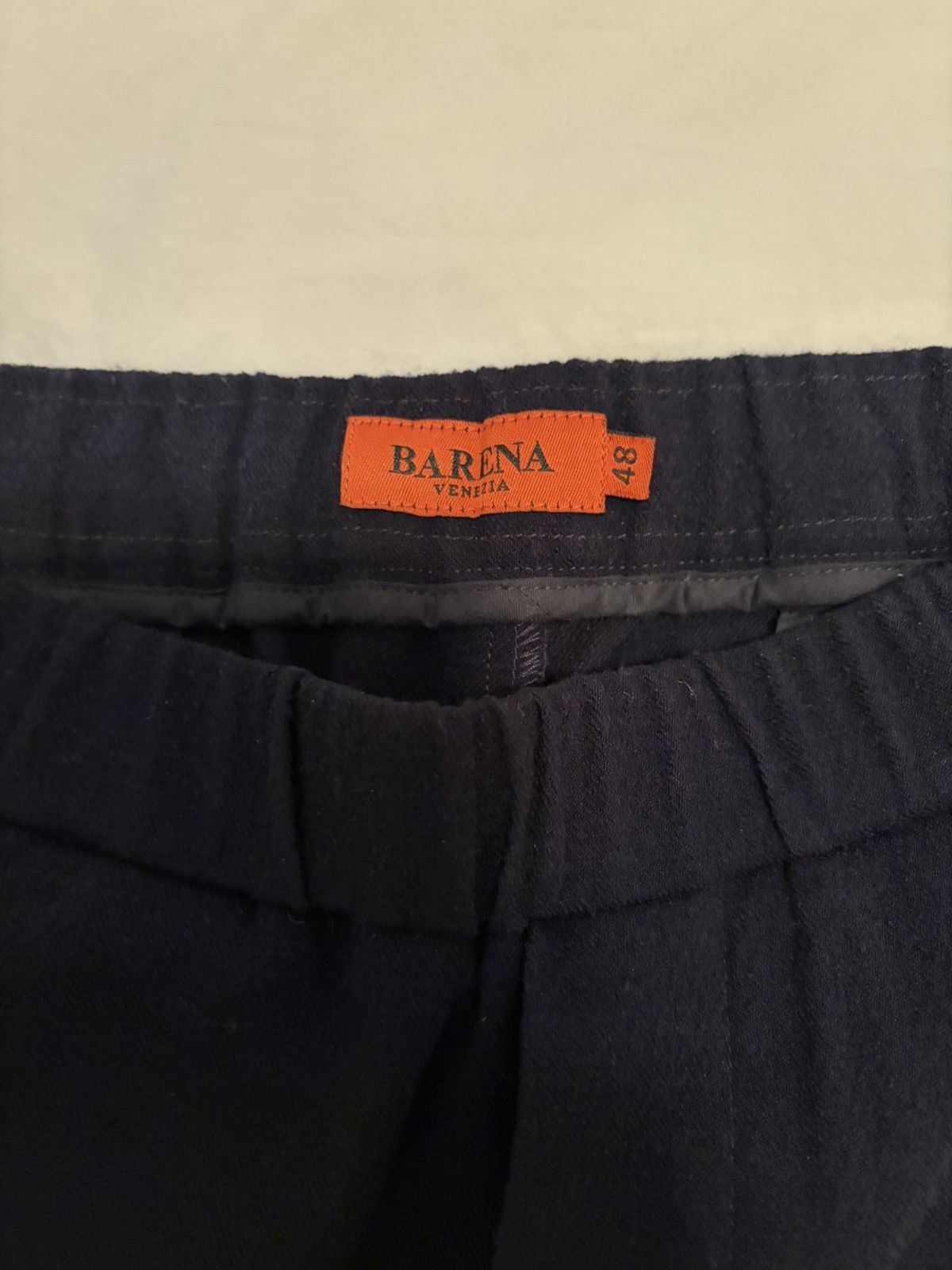 Barena Venezia 100% Wool Flannel Dark Navy Size US 32 / EU 48 - 3 Thumbnail