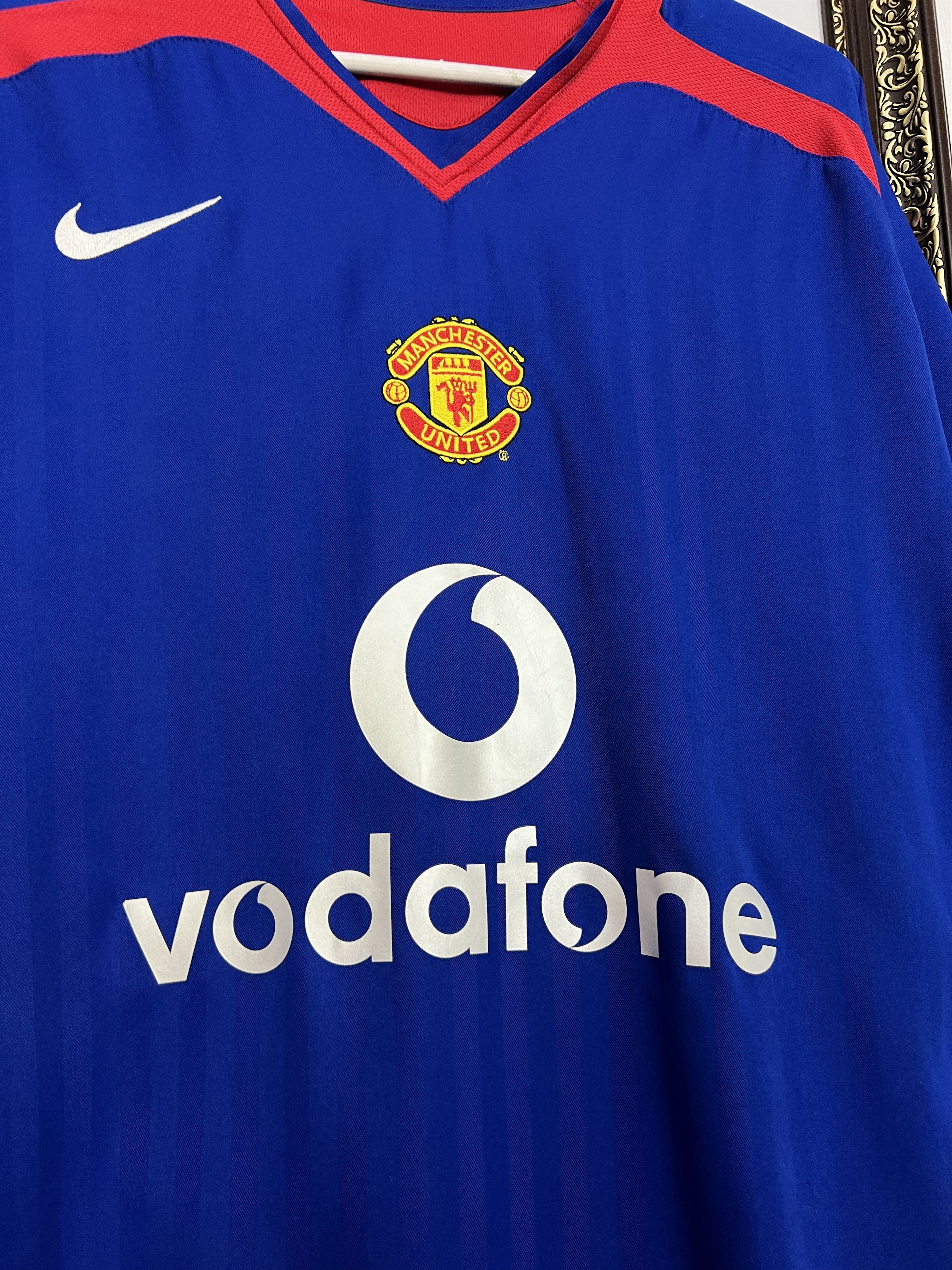Nike Manchester United football shirt Soccer Long Sleeve Jersey Size US XXL / EU 58 / 5 - 3 Thumbnail