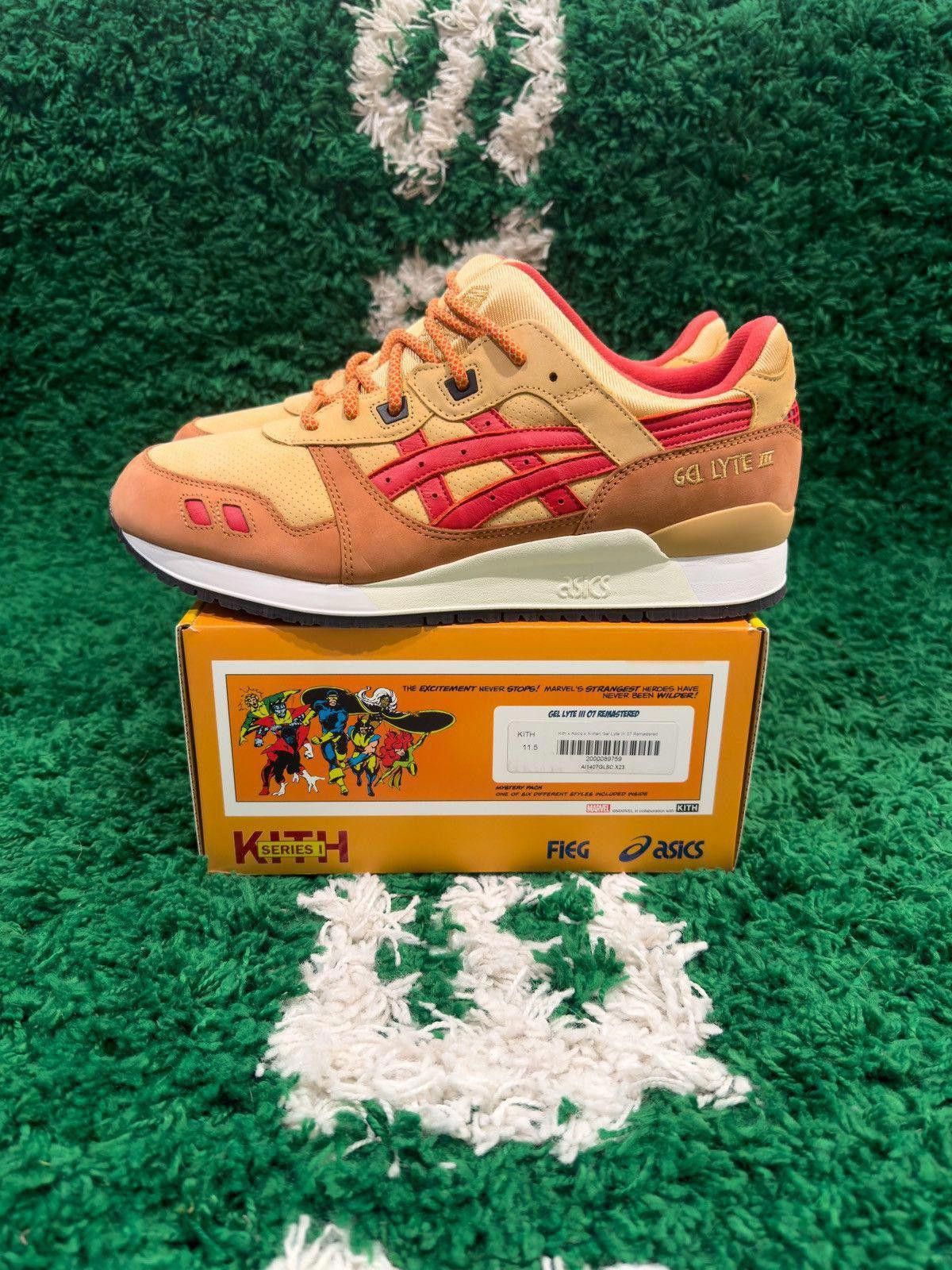 Asics × Kith × Marvel Comics Kith x X-Men x Asics Gel-Lyte III Remastered Gambit Size US 11.5 / EU 44-45 - 10 Thumbnail
