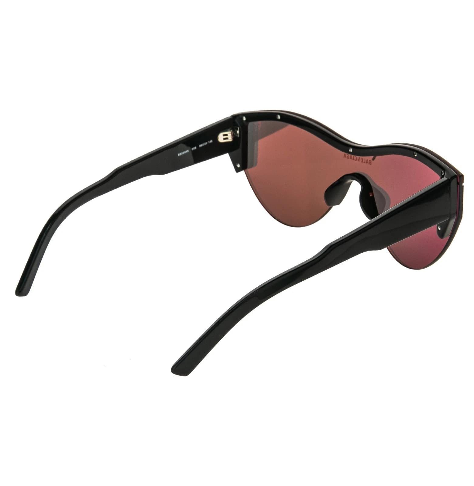 Balenciaga BALENCIAGA BB0004S SKI 0004 Black Orange Shield Mask Fashion Size ONE SIZE - 7 Thumbnail