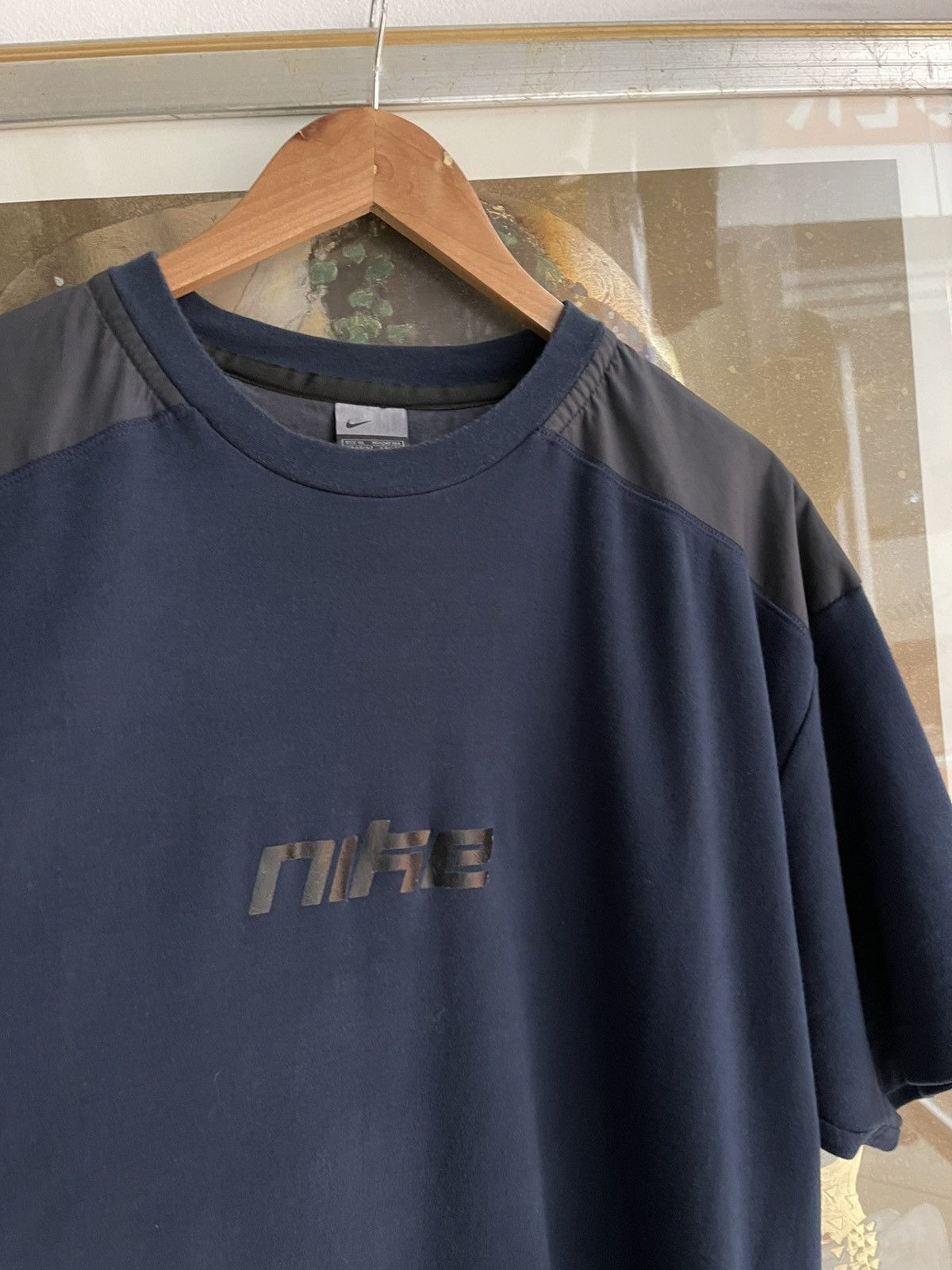 Nike Vintage Nike T shirt spellout 2000s Size US XL / EU 56 / 4 - 2 Thumbnail