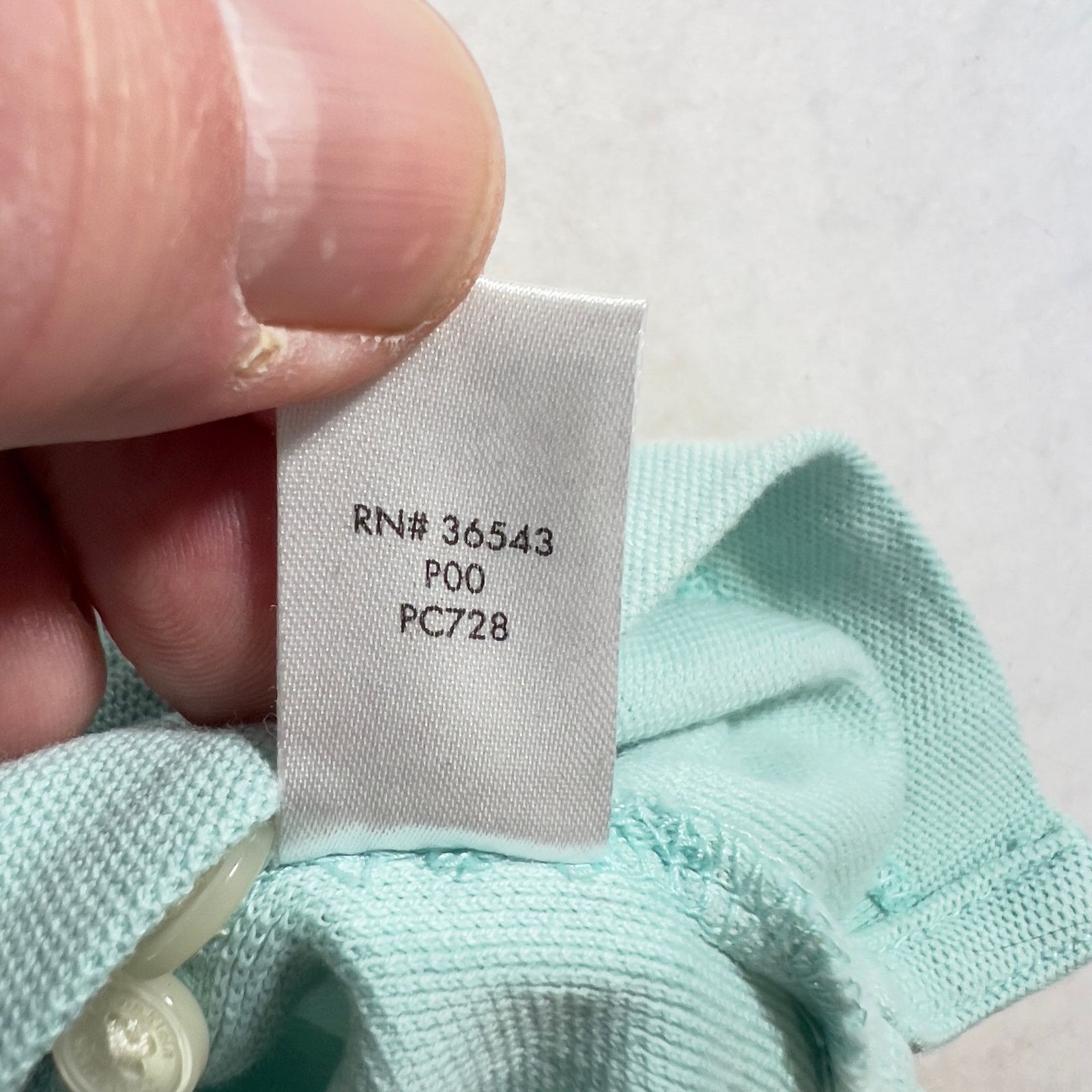 Calvin Klein Calvin Klein Polo Shirt Men XXL Cotton Mint Green Pockets Size US XXL / EU 58 / 5 - 8 Thumbnail