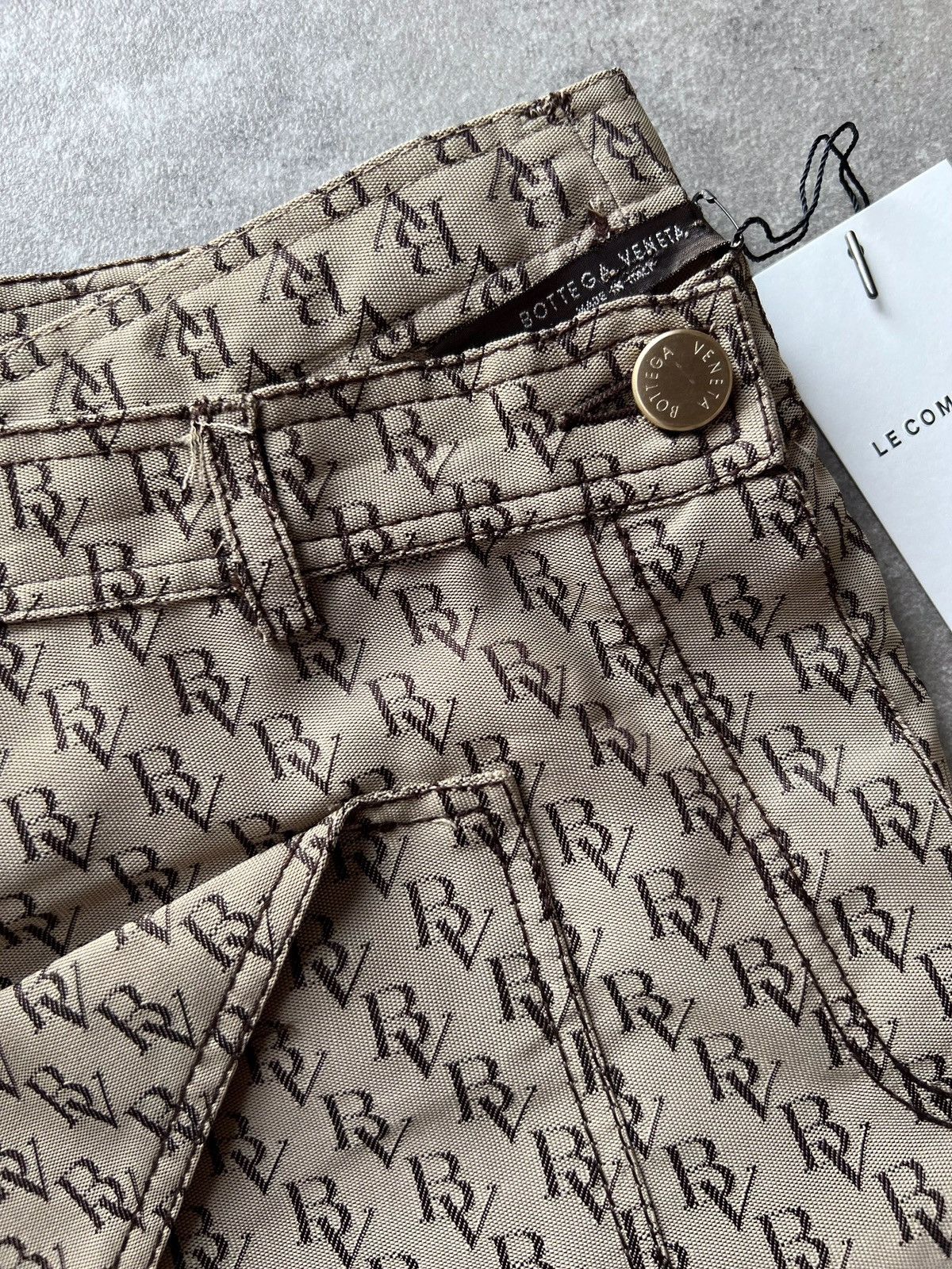 Bottega Veneta Bottega Veneta logo monogram trousers Size 27" / US 4 / IT 40 - 2 Thumbnail