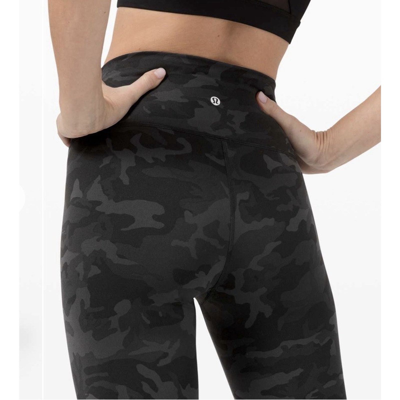 Lululemon Lululemon Wunder Train HR Tight 25” Camo Grey Size 18 NWT Size 40" / US 18 - 2 Thumbnail