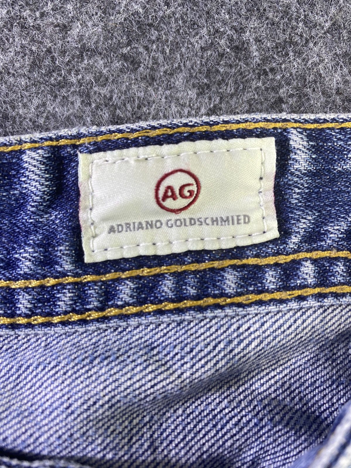 AG Adriano Goldschmied × Japanese Brand AG Adriano Goldschmied Blue Wash Denim - J941 Size 32" / US 10 / IT 46 - 8 Thumbnail