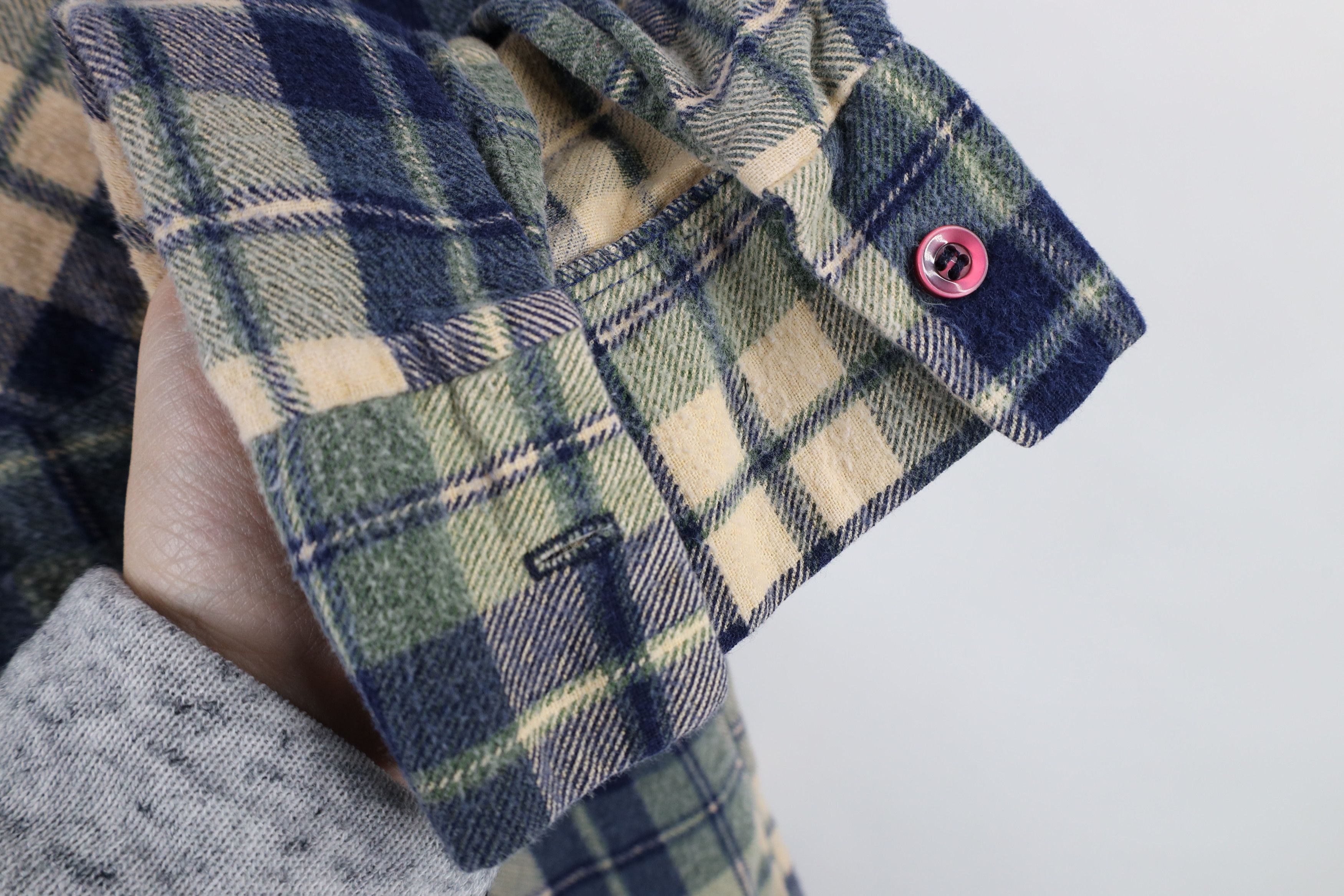 Dickies × Vintage Vintage 80s 90s Dickies Flannel Collared Button Shirt Plaid Size US M / EU 48-50 / 2 - 4 Thumbnail