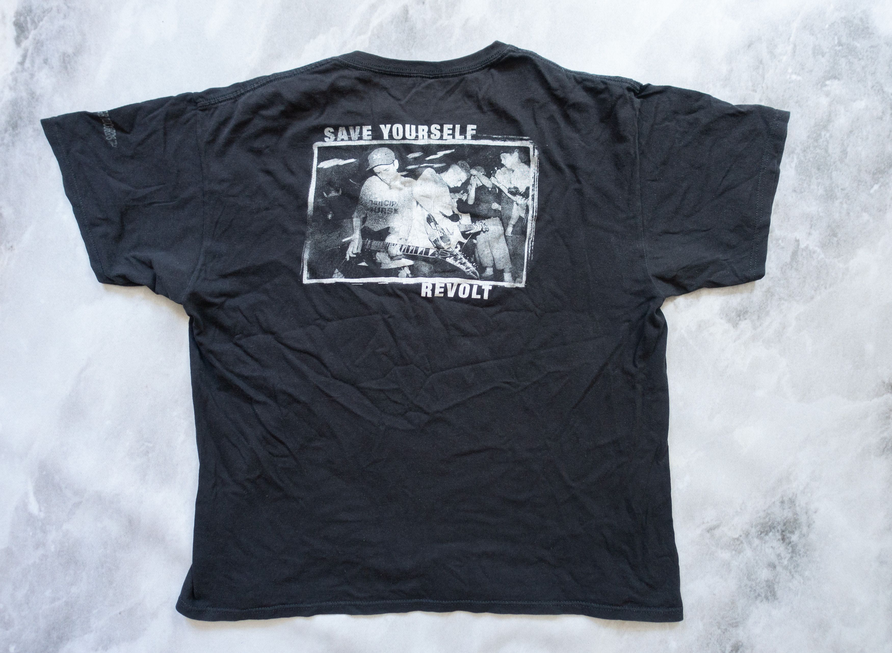 Band Tees Vintage Outspoken Straight Edge Hardcore T-Shirt RARE Size US XL / EU 56 / 4 - 1 Thumbnail