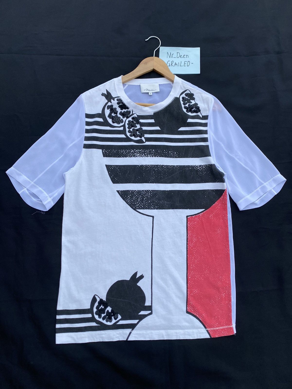 3.1 Phillip Lim Rare Philips Lim Sheer Tshirt Size US M / EU 48-50 / 2 - 1 Thumbnail