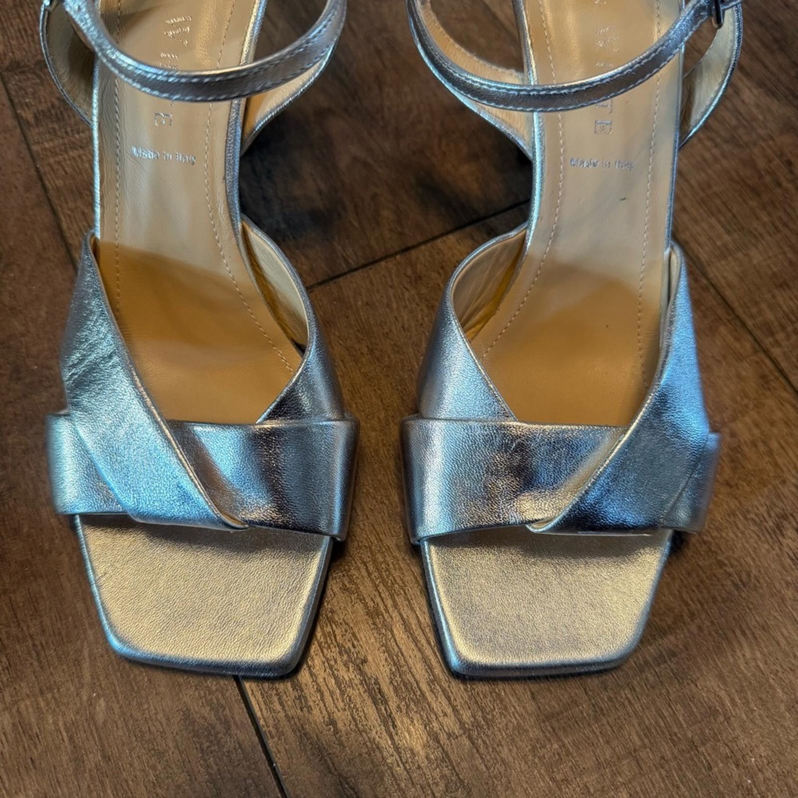 Ron White Ron White Silver ‘Ainsley’ Heels Size 39 Size US 8 / IT 38 - 3 Thumbnail