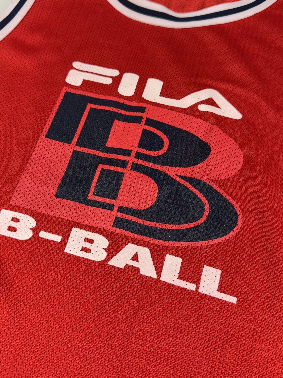 Fila × Japanese Brand × Vintage FILA GRAIL “B-Ball” size Large mint made in Hong Kong 🇭🇰 Size US L / EU 52-54 / 3 - 7 Thumbnail