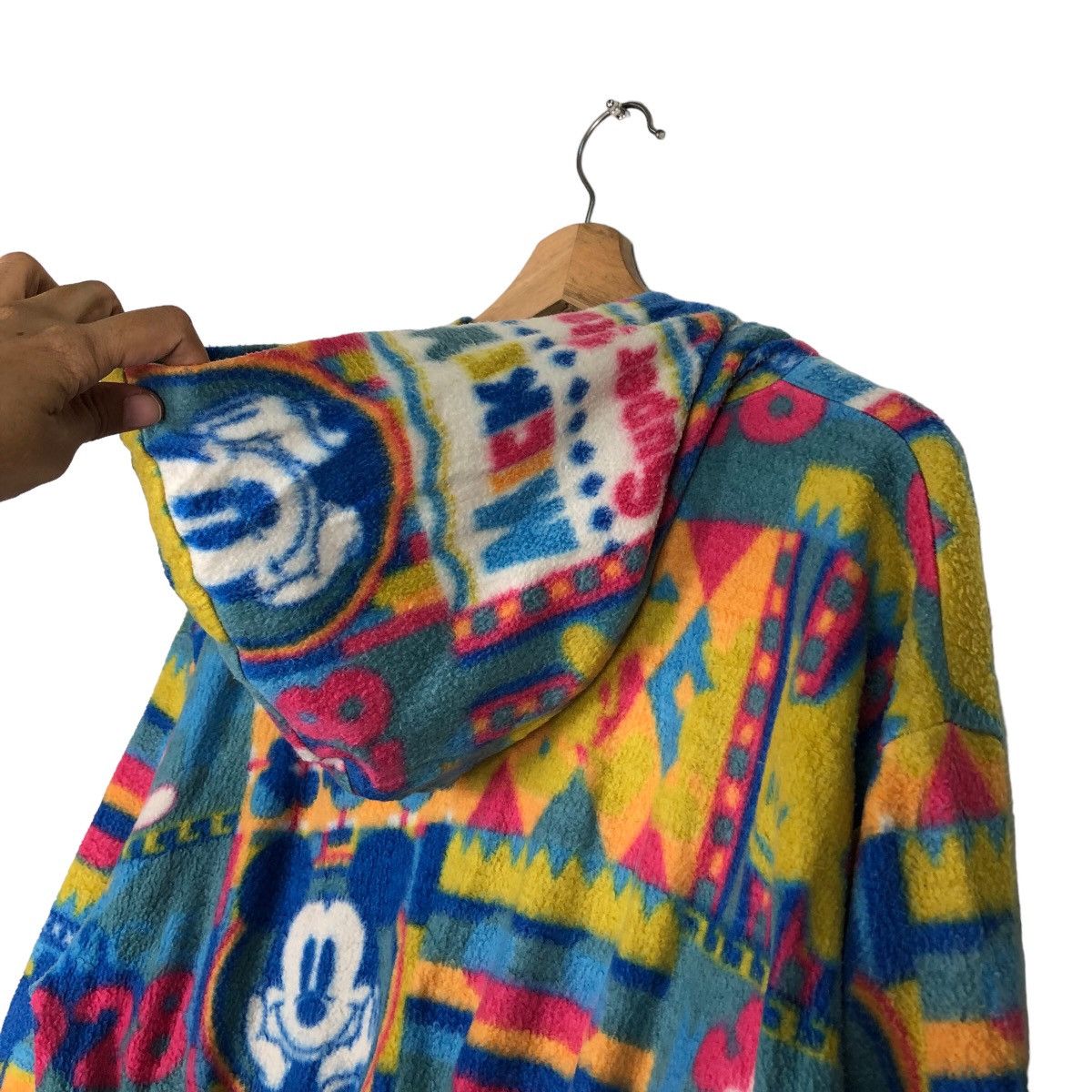 Japanese Brand 🔥Vtg Mickey Mouse Full Print Zipper Jacket Size US S / EU 44-46 / 1 - 9 Thumbnail