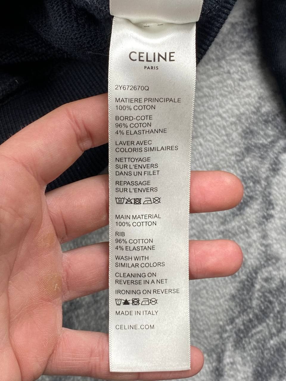 Celine Celine Cardigan Big Logo Men Size L Black Size US L / EU 52-54 / 3 - 10 Thumbnail