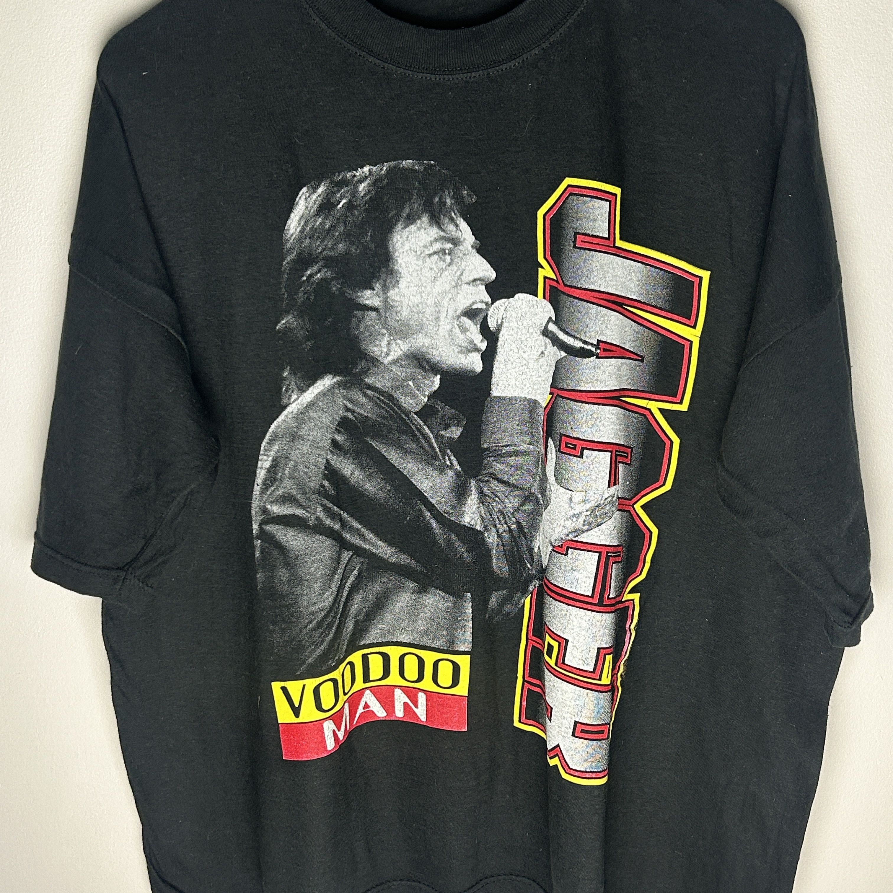 Band Tees Vintage Rolling Stones Mick Jagger 90’s Band T-shirt Size US XL / EU 56 / 4 - 2 Thumbnail