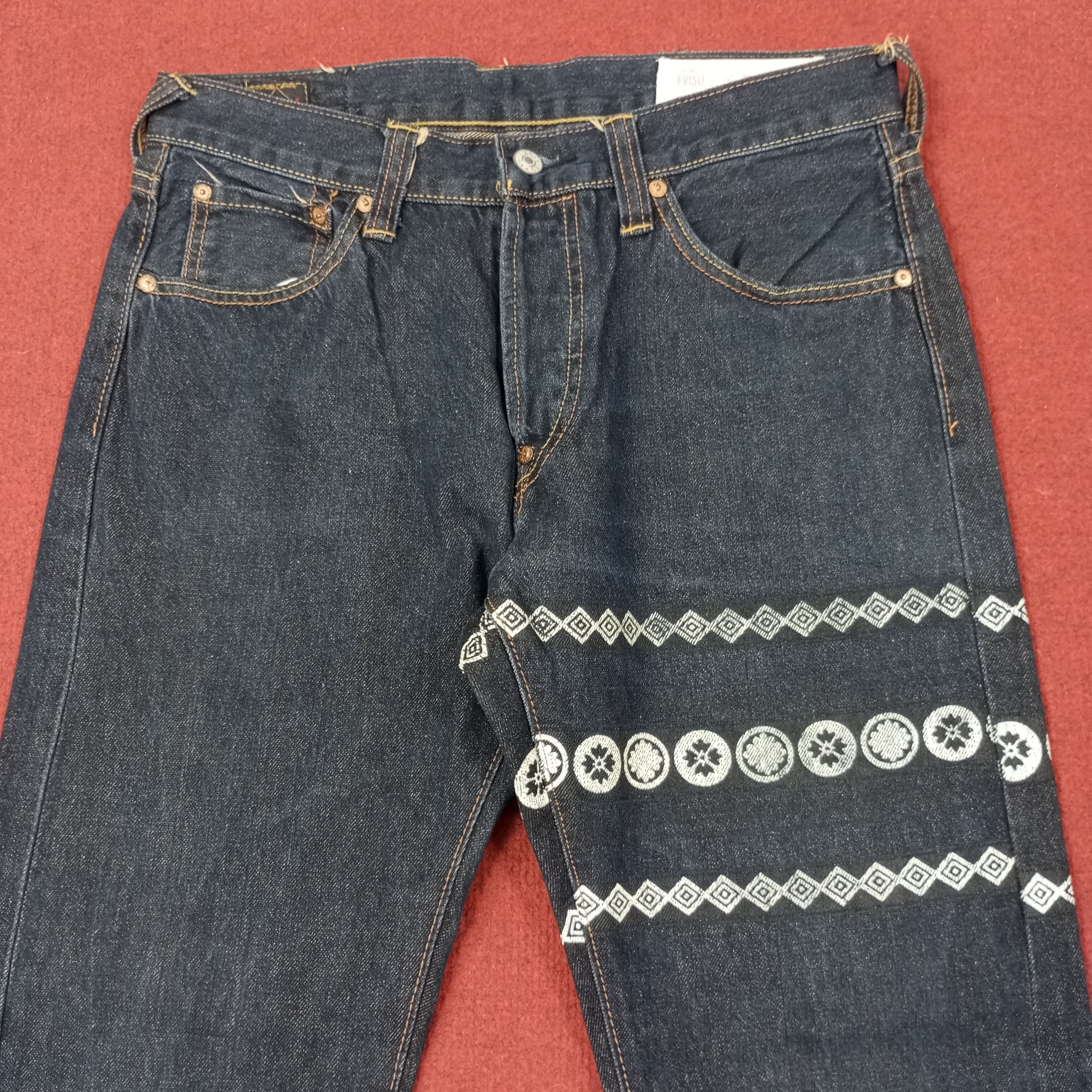 Japanese Brand Vintage Evisu Japanese Brand Custom Daicock Jeans c244n11 Size US 30 / EU 46 - 5 Thumbnail