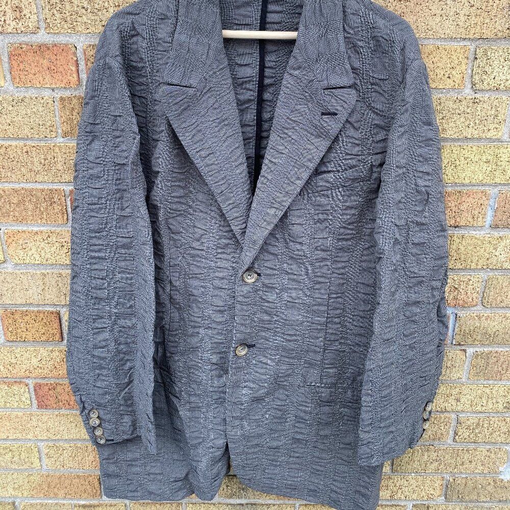 Giorgio Armani RARE Giorgio Armani Black Label Borgo 21 Spandex Striped Co Size US XL / EU 56 / 4 - 2 Thumbnail