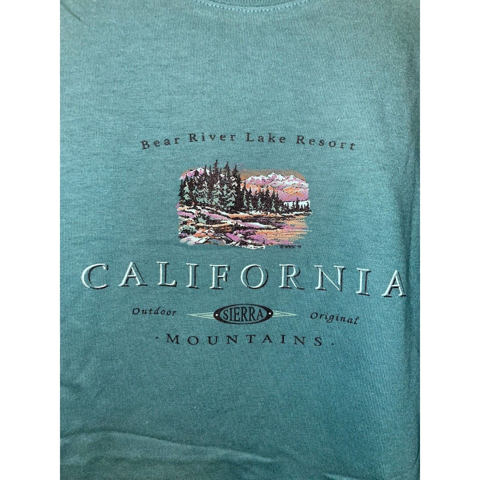 Anvil Vintage Bear River Lake Resort Shirt California Tee 90s XL Size US XL / EU 56 / 4 - 2 Thumbnail