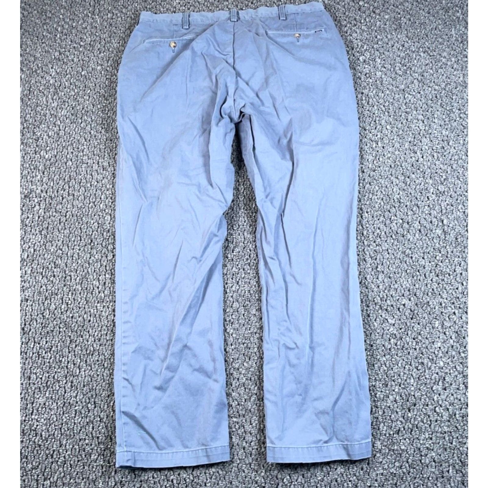 Polo Ralph Lauren VINTAGE Polo Ralph Lauren Chino Pants Men’s 36x30 Casual Cotton Mid-Rise Straight Leg Gray Size US M / EU 48-50 / 2 - 2 Thumbnail