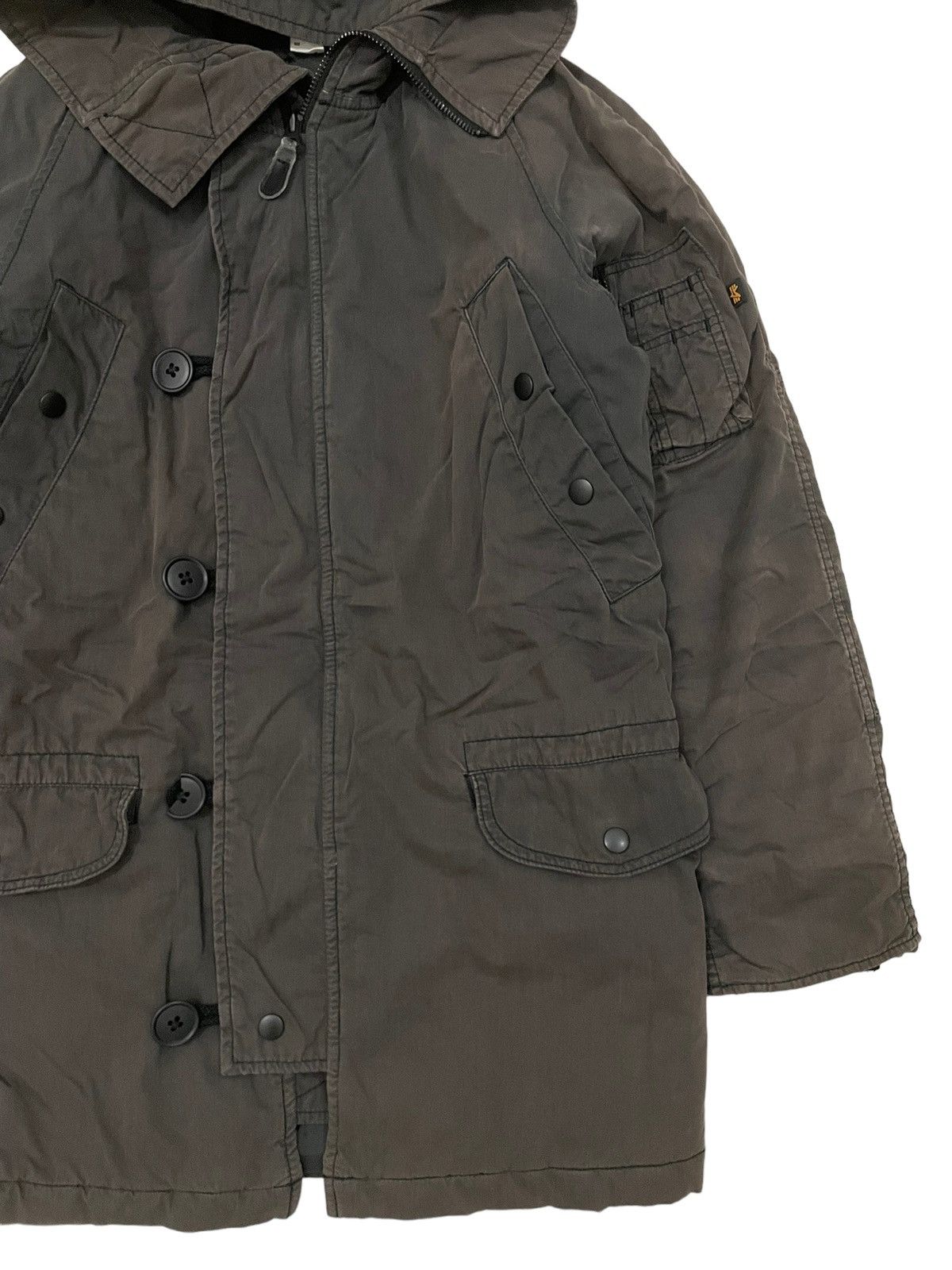 Alpha Industries × Margaret Howell × Vintage MHL Alpha Industries Sun Faded Parka Size US S / EU 44-46 / 1 - 3 Thumbnail