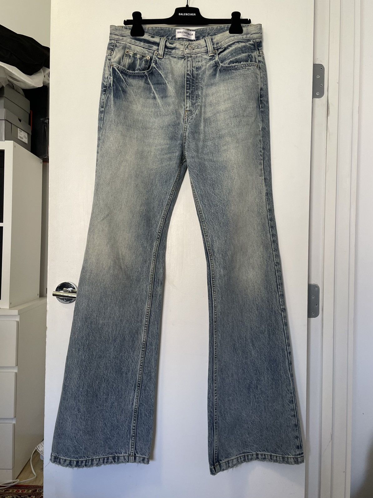 Lost Tape Flared Denim Light Blue Wash