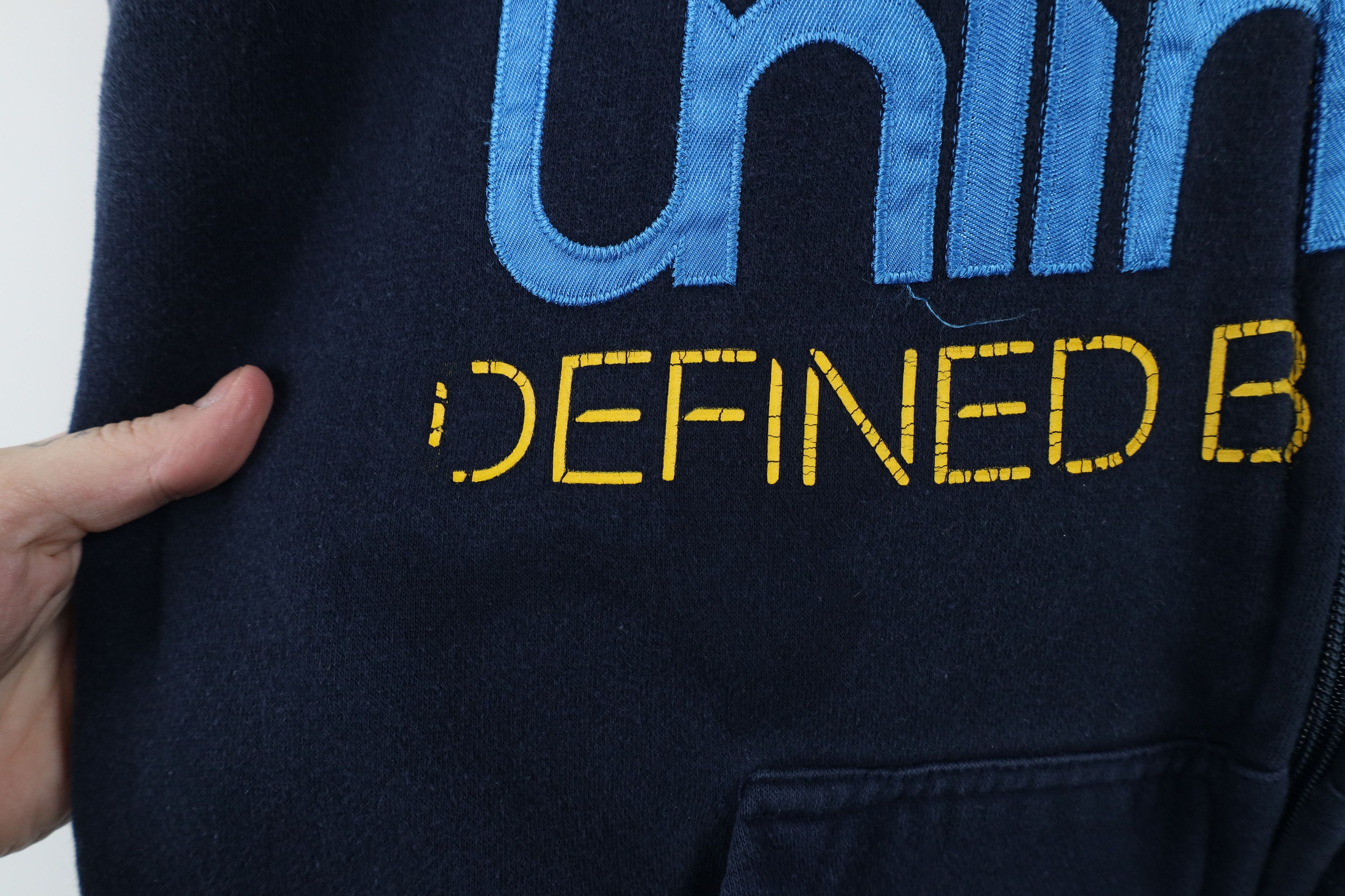 Ecko Unltd. × Vintage Vintage Y2K Ecko Unlimited Spell Baggy Full Zip Hoodie Blue Size US L / EU 52-54 / 3 - 6 Thumbnail