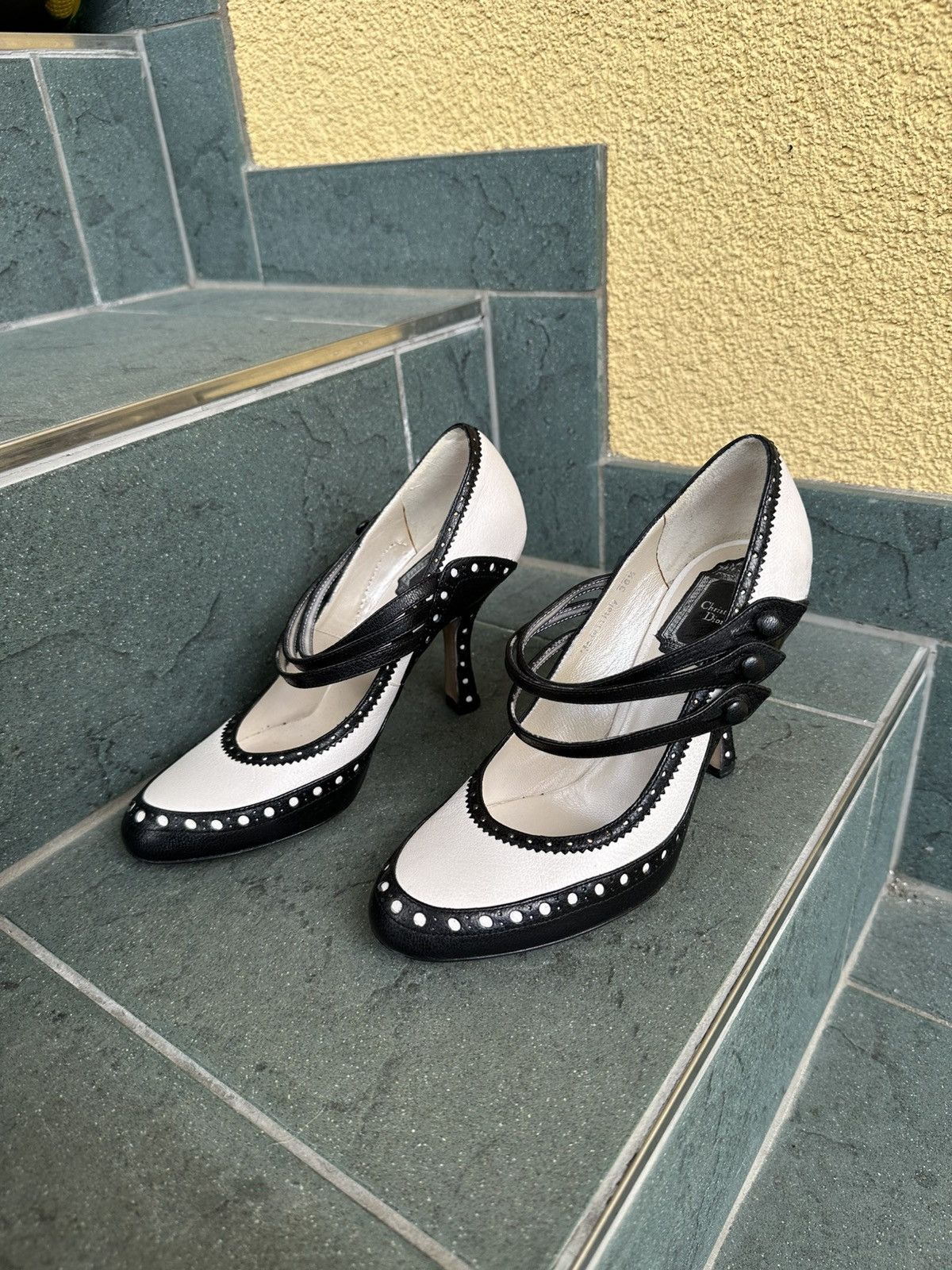 Dior Dior Heels Vintage Rare Retro Luxury Shoes size 36,5 us-6,5 Size US 6.5 / IT 36.5 - 6 Thumbnail