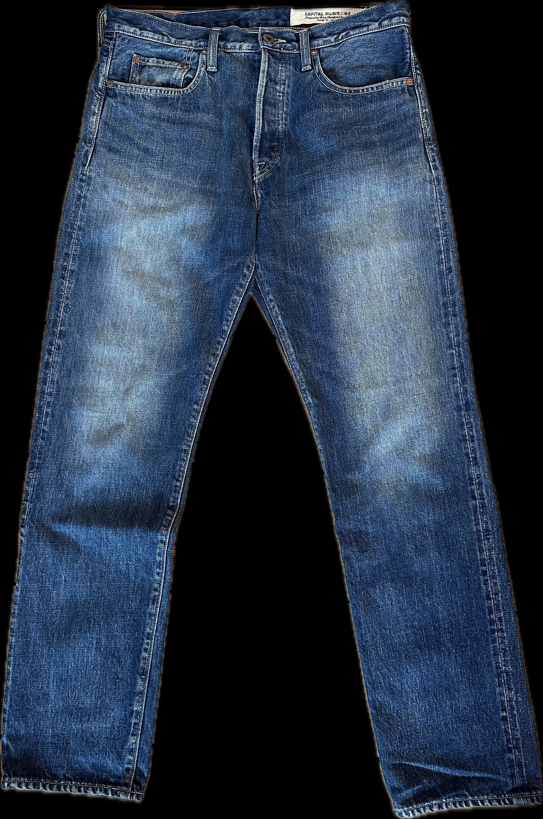 Kapital Kapital 13.5oz Zimbabwe Denim 5P Monkey Cisco Size US 34 / EU 50 - 1 Thumbnail