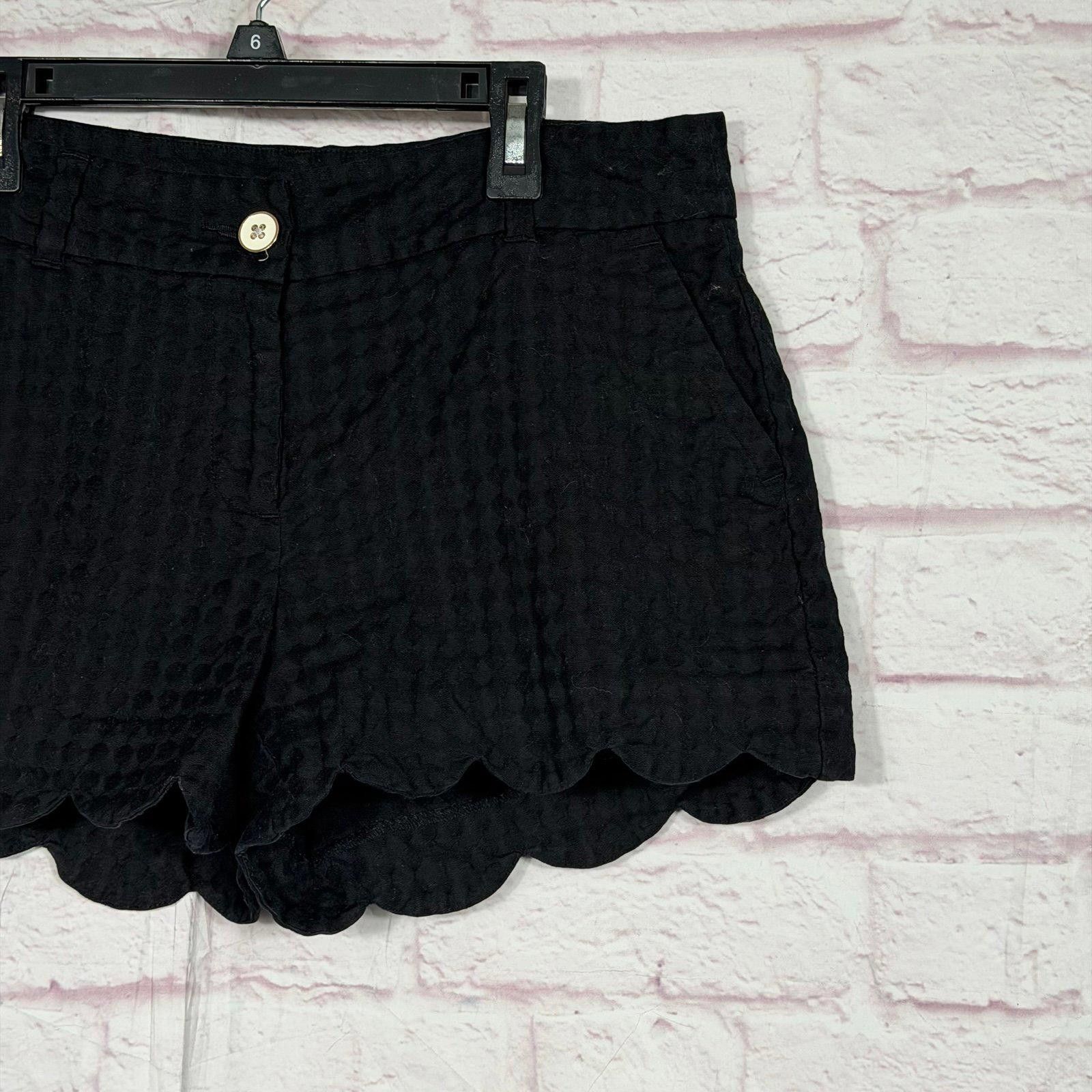 Other Crown & Ivy Shelby Scalloped Hem Shorts Size 6P Size 28" / US 6 / IT 42 - 4 Thumbnail