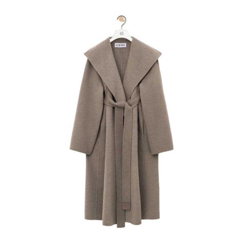Loewe Loewe Kaki double-faced wool coat Size XXS / US 00 / IT 34 - 2 Thumbnail