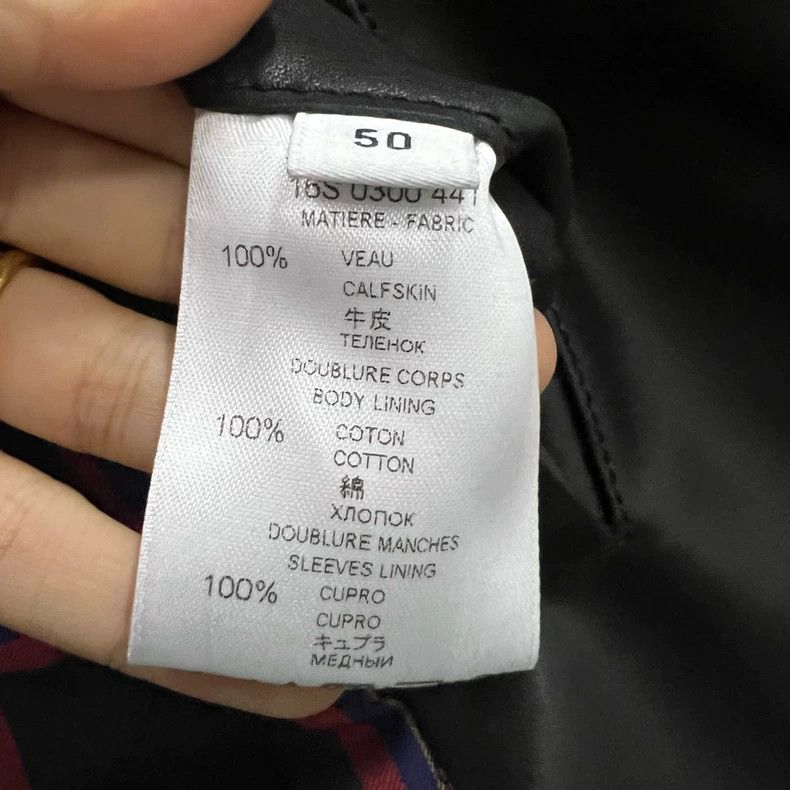 Givenchy Givenchy Size50 Black Multi-Zipper Motorcycle Leather Jacke Size US M / EU 48-50 / 2 - 4 Thumbnail