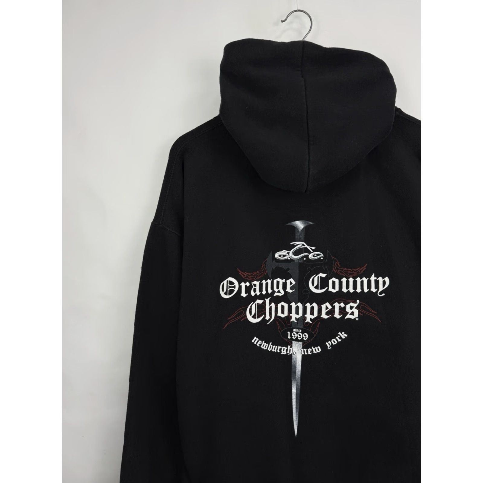 Vintage VINTAGE Orange County Choppers Zip Hoodie Orange XXL Men 2XL Black 1999 Y2K Full Zip Hoodie Size US XXL / EU 58 / 5 - 4 Thumbnail