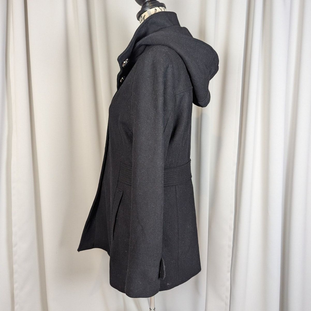 Kenneth Cole Kenneth Cole Wool Blend Overcoat Black Size 10 Size L / US 10 / IT 46 - 18 Thumbnail