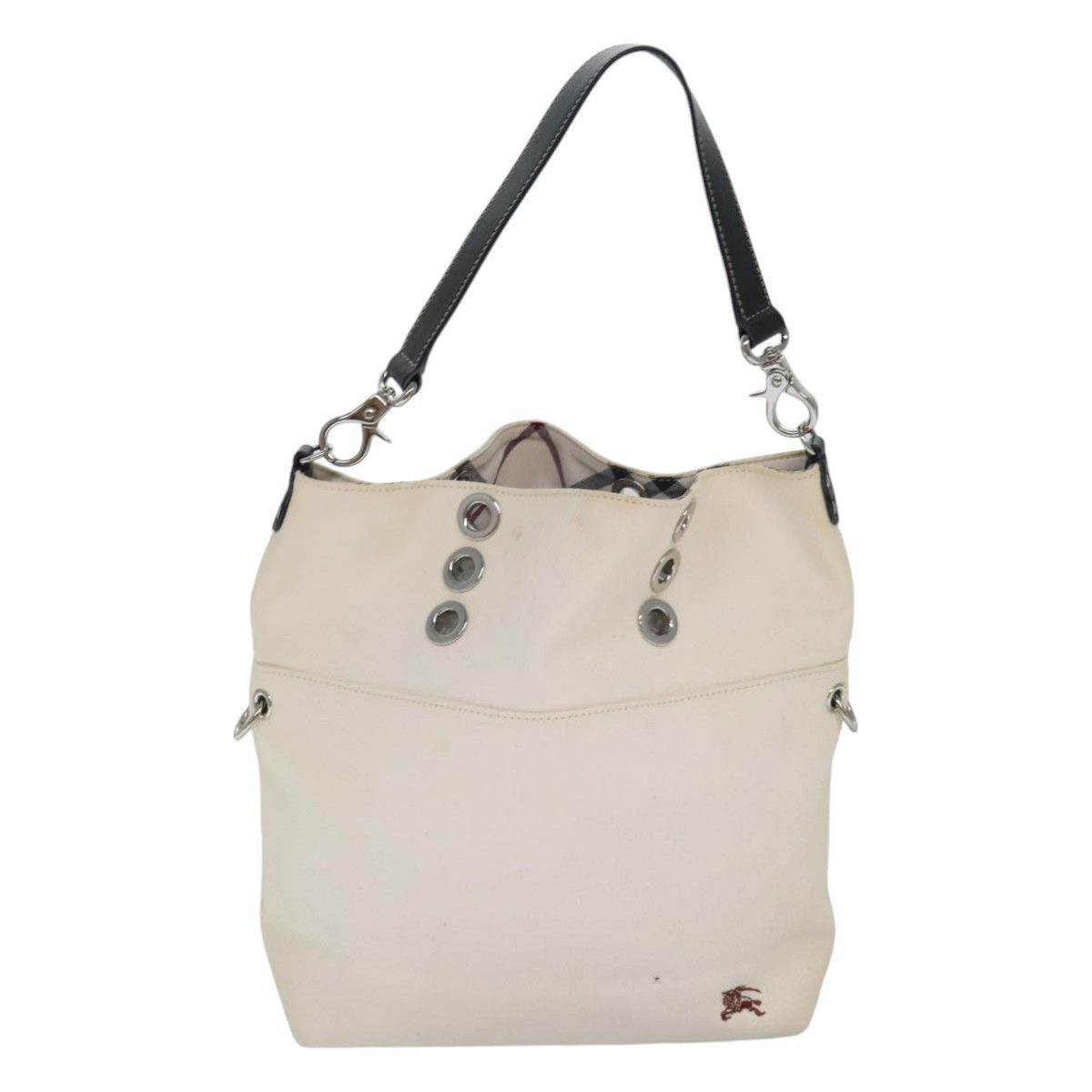 Burberry Blue Label Beige Canvas Shoulder Bag (Pre-Owned) Size ONE SIZE - 1 Thumbnail