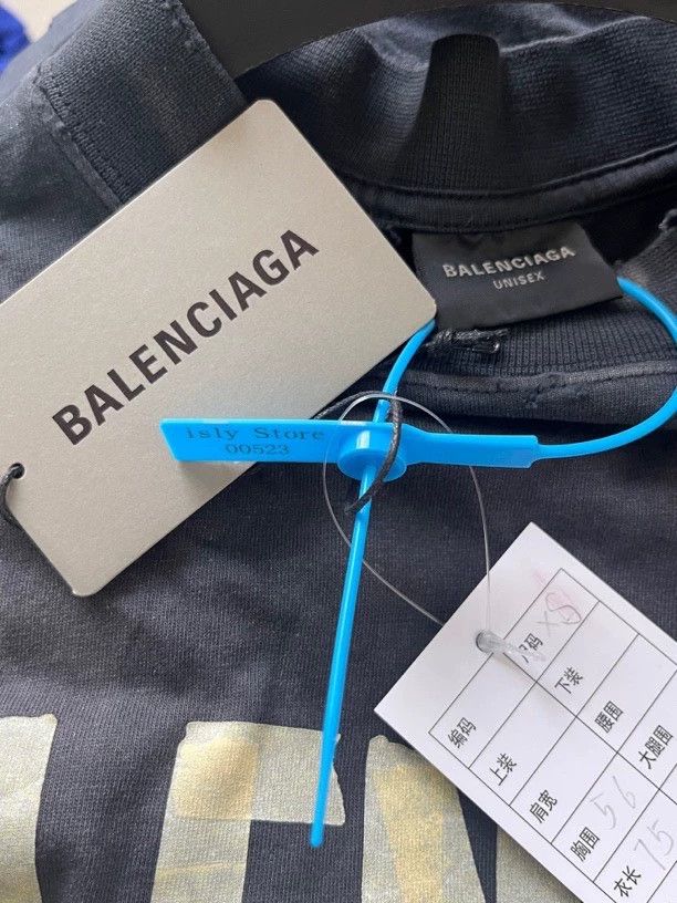 Other Balenciaga T-Shirt with short sleeves made of tape Size US XS / EU 42 / 0 - 3 Thumbnail