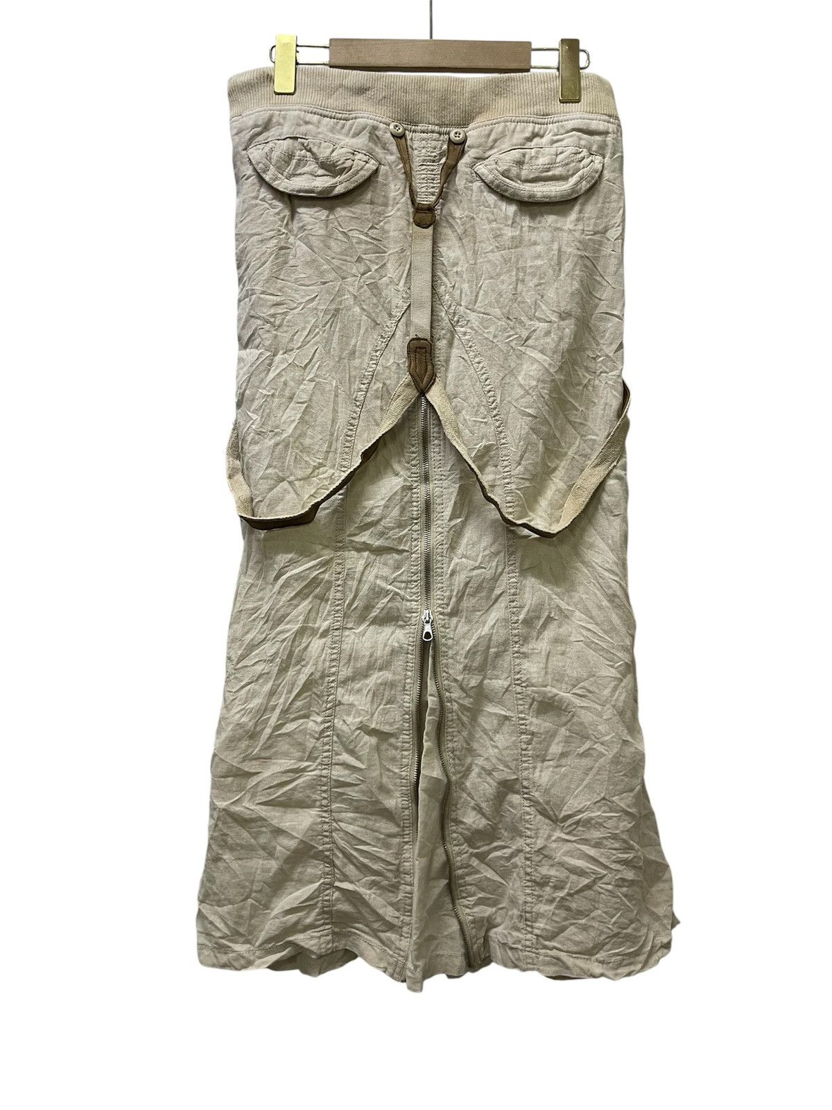 If Six Was Nine G.O.A Suspender Long Skrit Cream Size 32" / US 10 / IT 46 - 6 Thumbnail