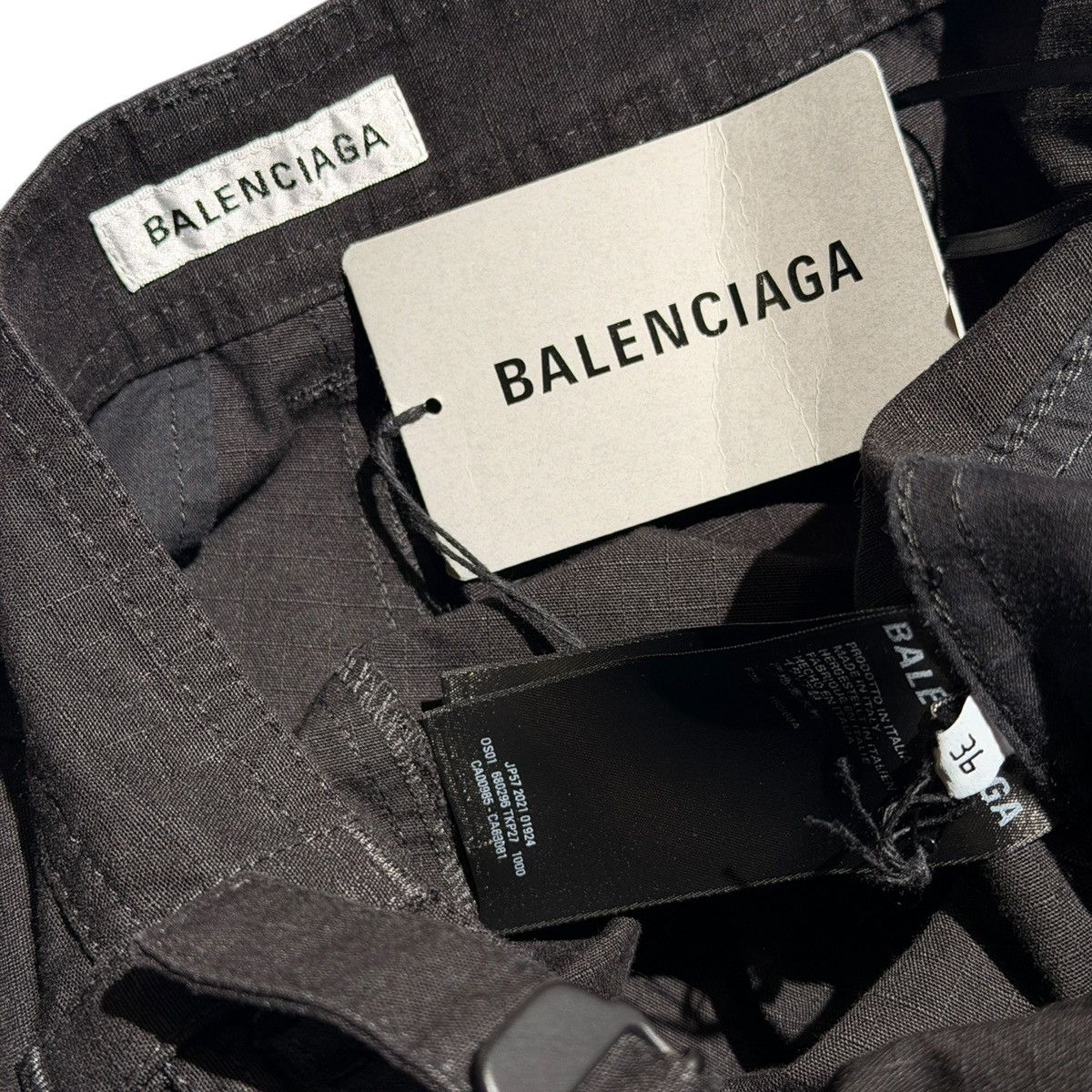 Balenciaga 3-in-1 ripstop cargo maxi skirt Size 28" / US 6 / IT 42 - 3 Thumbnail