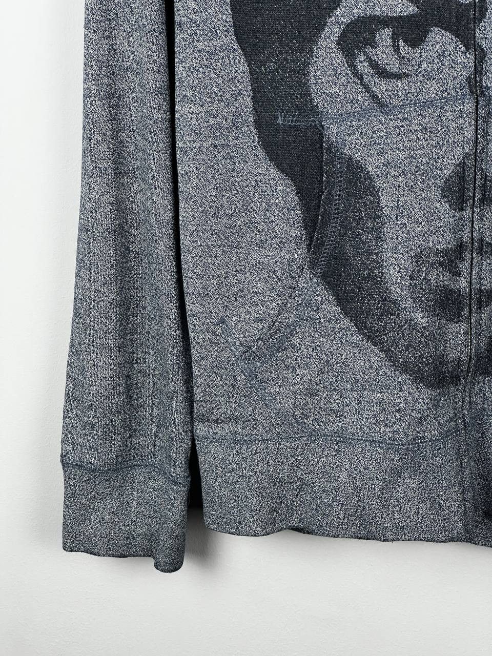 Obey Vintage Gray Obey face hoodie og logo 00s skate streetwear Size US M / EU 48-50 / 2 - 5 Thumbnail