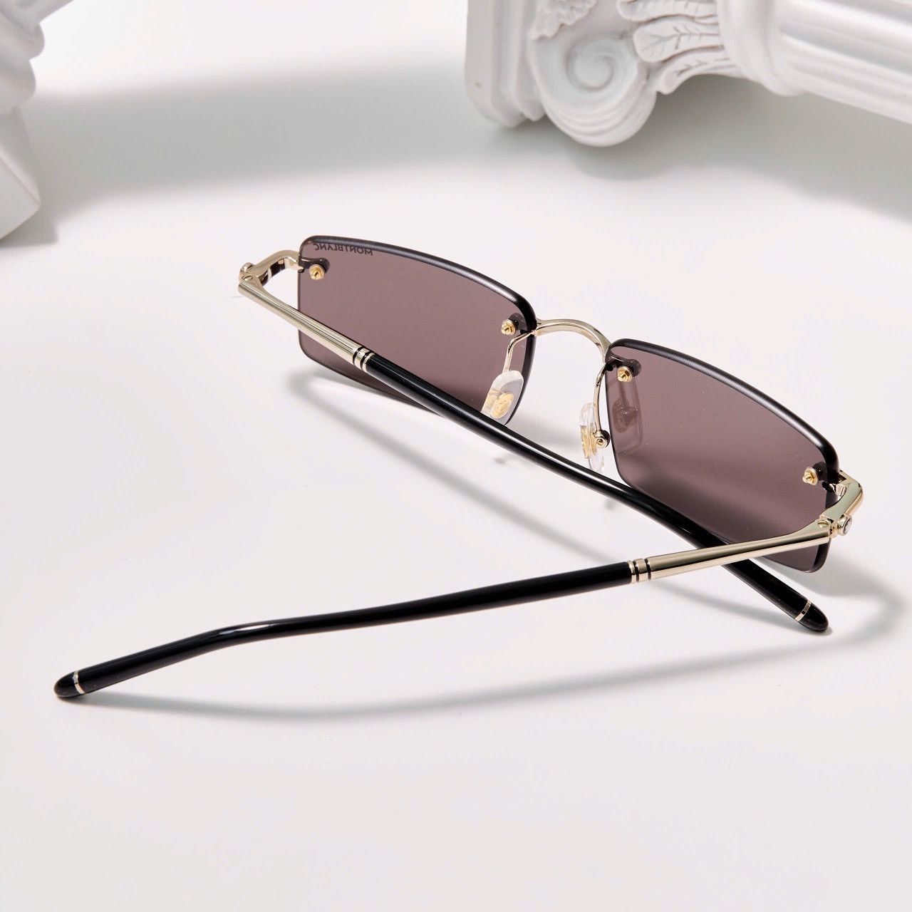 Montblanc MONTBLANC MB0443S 001 SUNGLASSES Size ONE SIZE - 7 Thumbnail