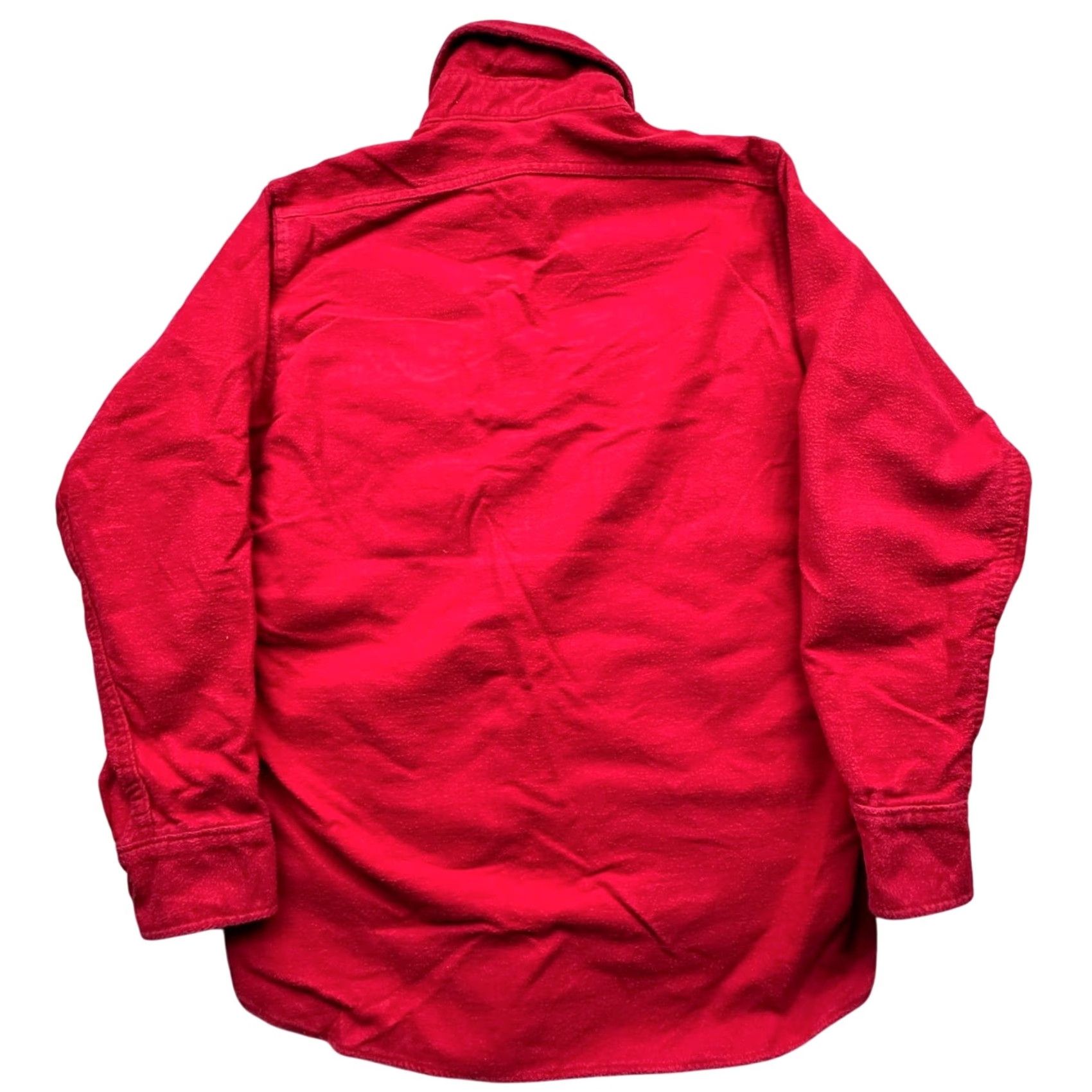 Vintage VINTAGE Woolrich Chamois Flannel Button Up Shirt Mens M 15 Long Sleeve Red Size US M / EU 48-50 / 2 - 2 Thumbnail