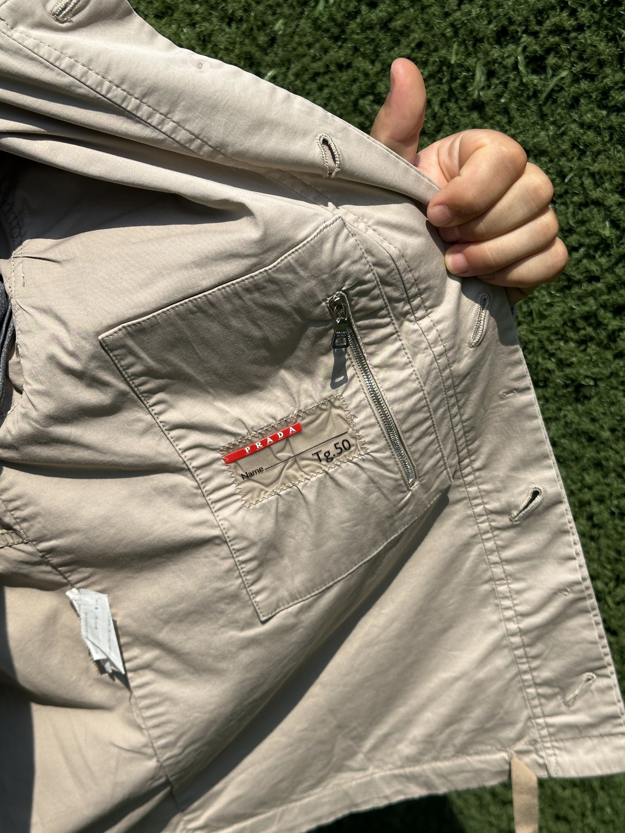 Prada Prada Milano Sgb 618 Mat ckk Bomber Light Jacket Siz 50 M L Size US M / EU 48-50 / 2 - 9 Thumbnail