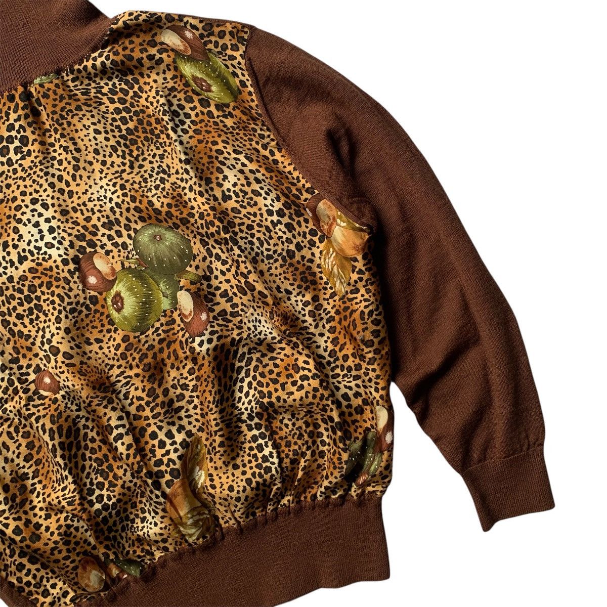 Dior Christian dior sports leopard pattern high neck silk&rayon Size L / US 10 / IT 46 - 4 Thumbnail