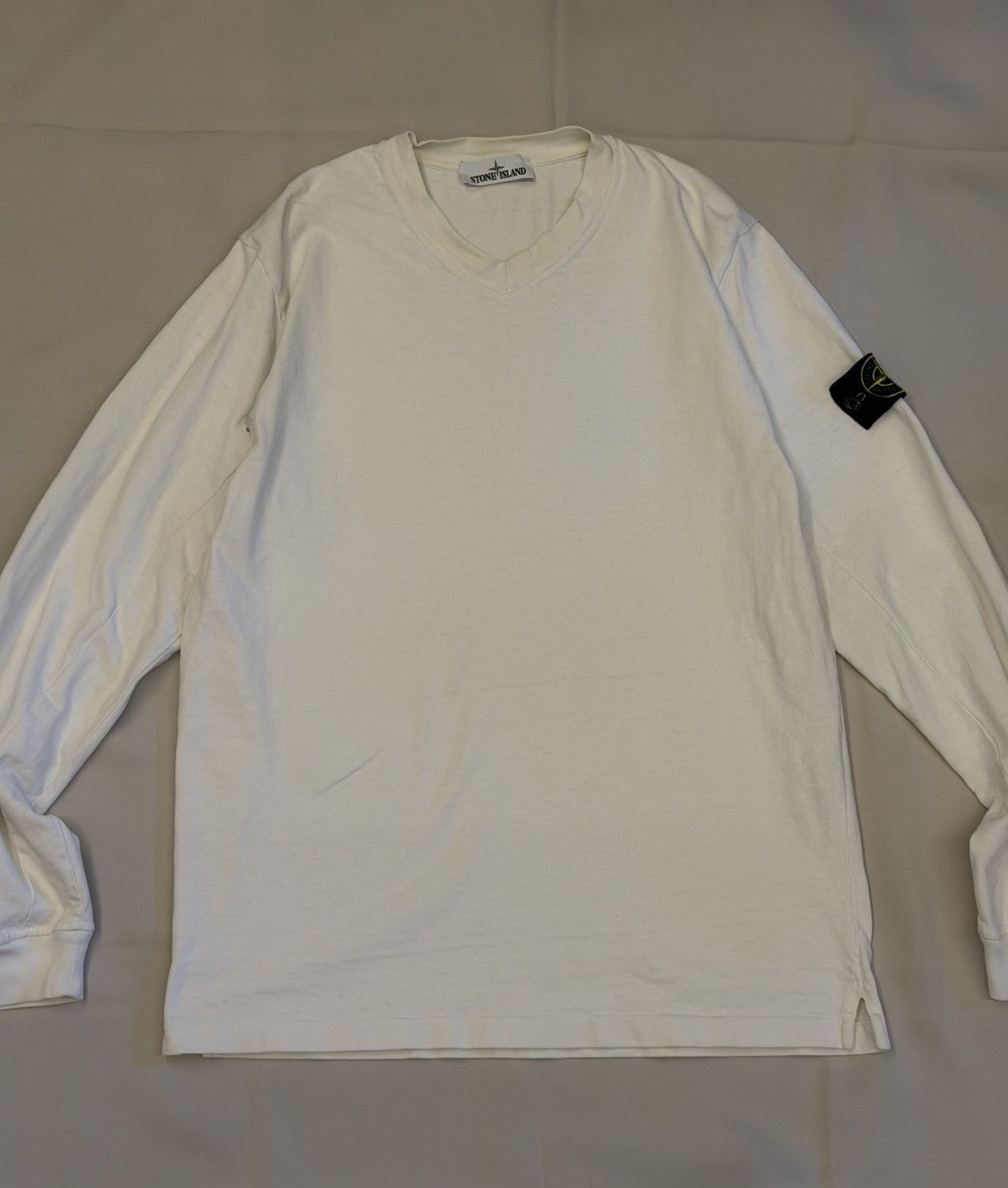 Stone Island Stone Island V-Neck Long Sleeve Sweatshirt Size US XL / EU 56 / 4 - 1 Thumbnail