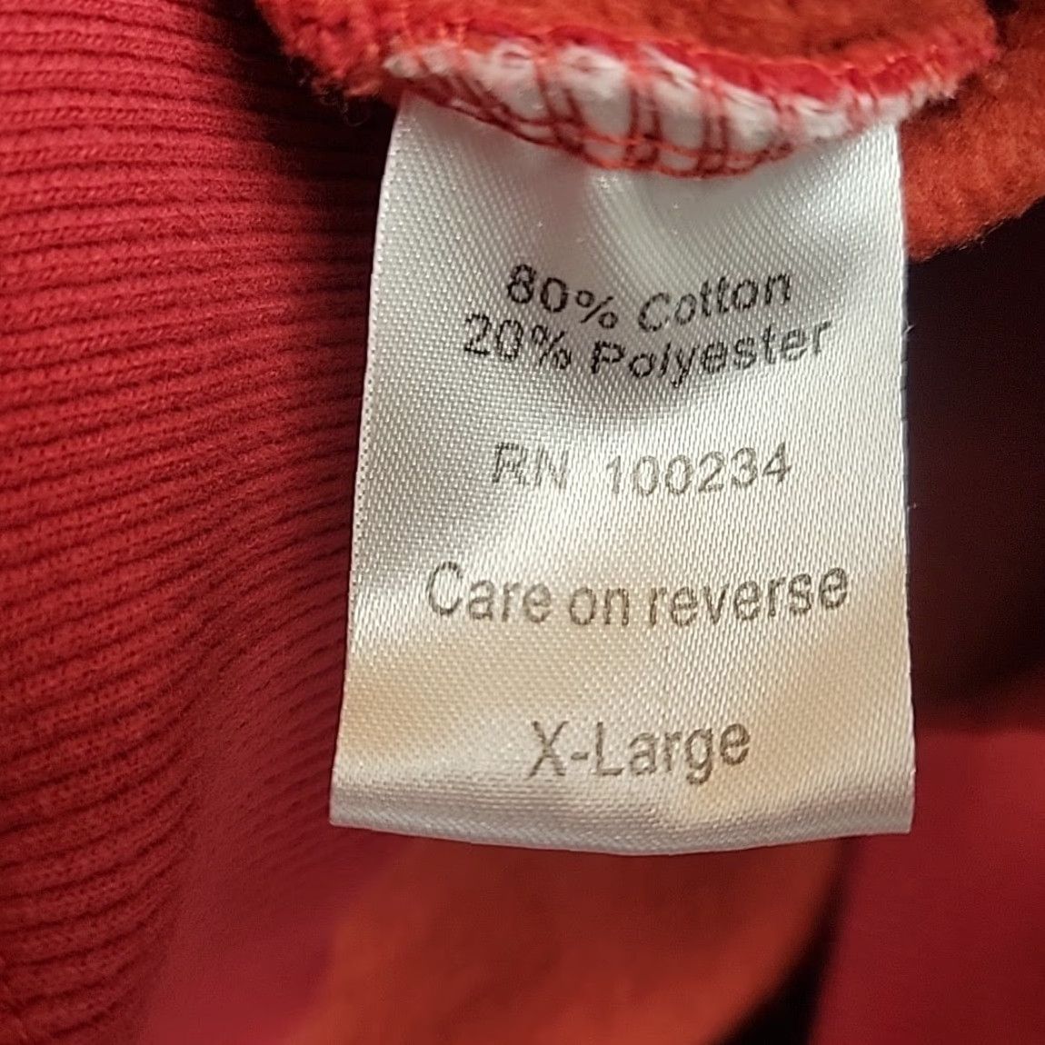 Vintage VINTAGE Beijing 2008 Olympic Hoodie Sweatshirt Mens XL Red Embroidered Pullover Fleece Size US XL / EU 56 / 4 - 6 Thumbnail