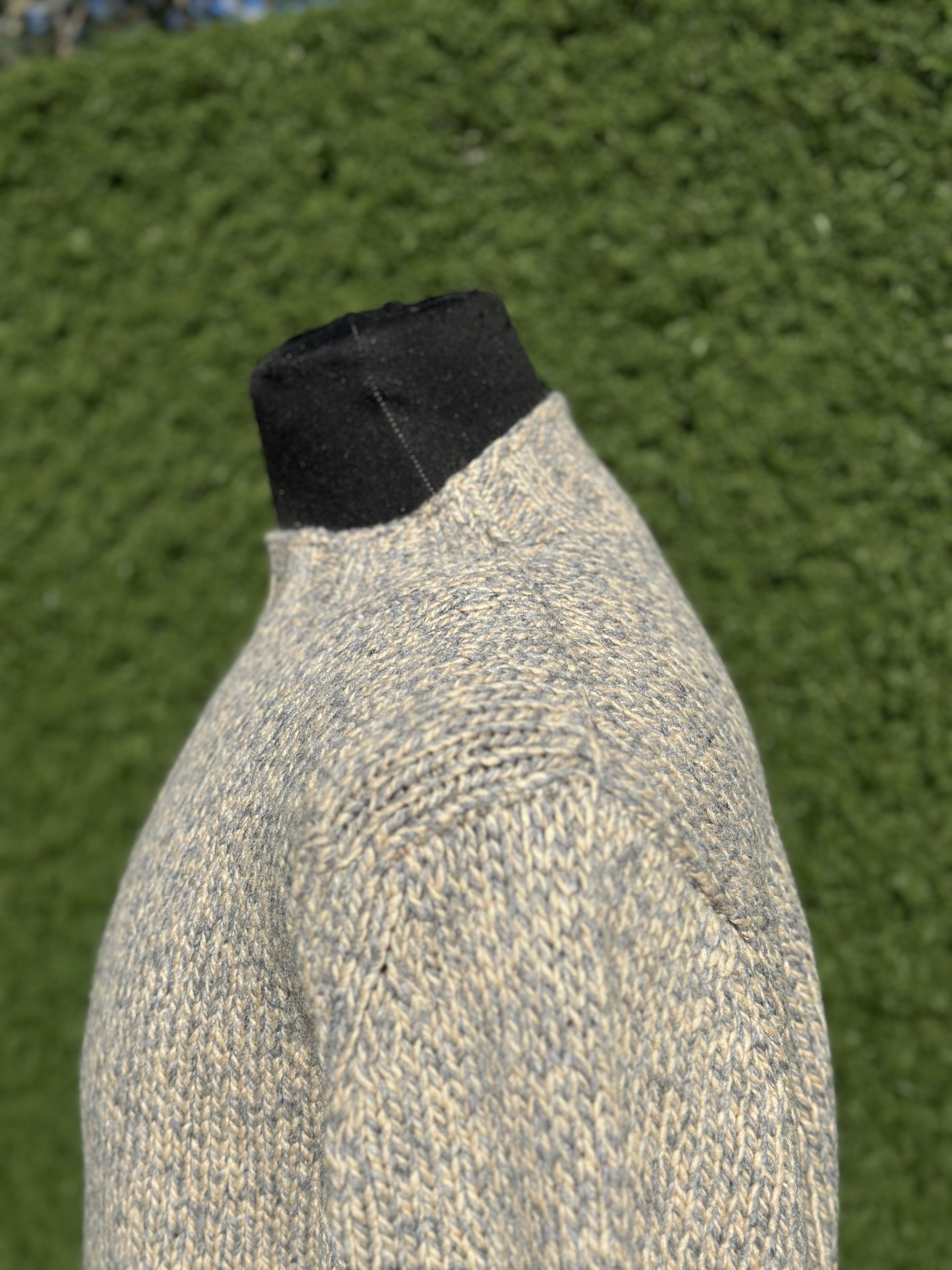 Loewe Loewe Marled Wool Raglan Sweater Heavy Knit Size 52 L XL Size US L / EU 52-54 / 3 - 6 Thumbnail