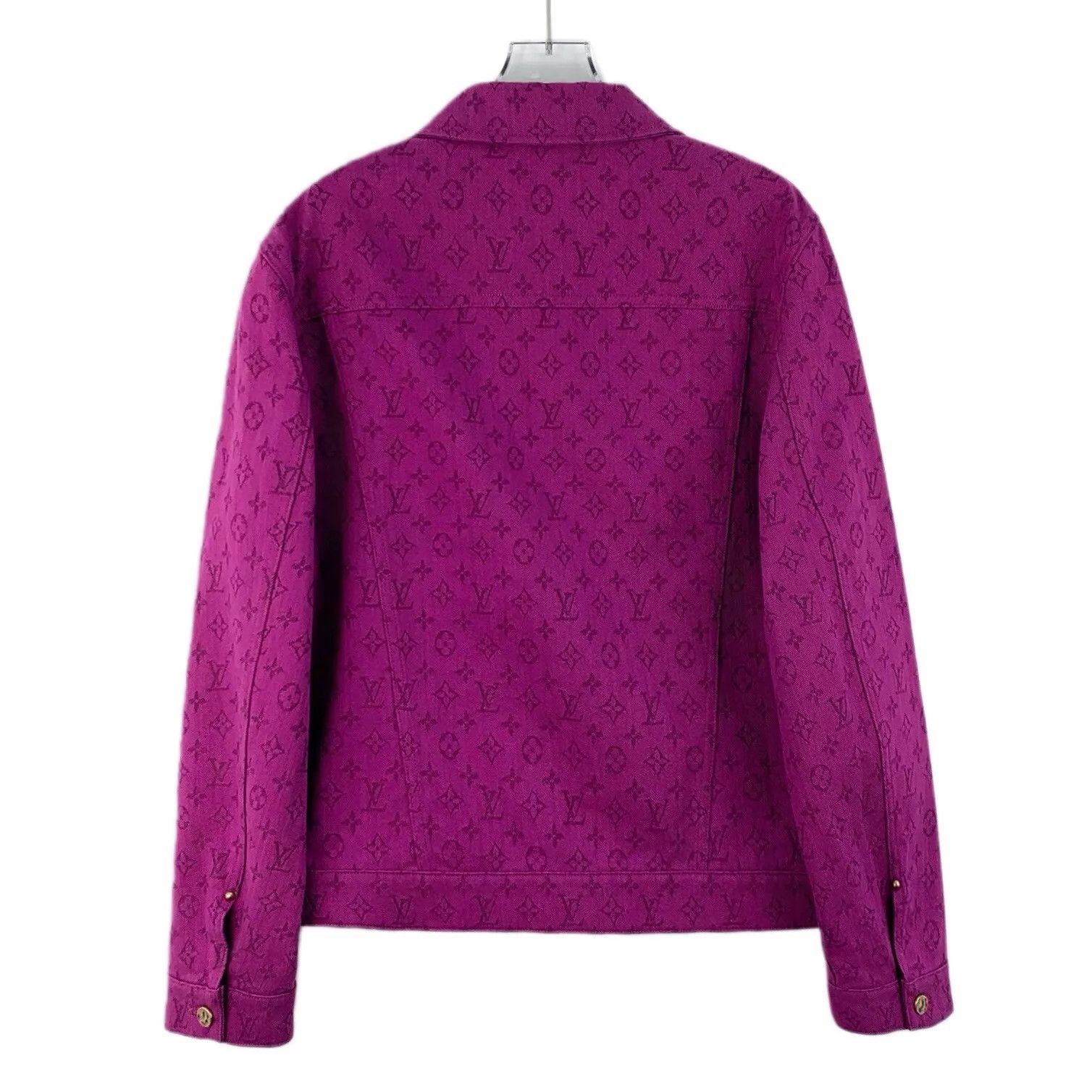 Louis Vuitton louis vuitton purple denim jacket Size US M / EU 48-50 / 2 - 2 Thumbnail